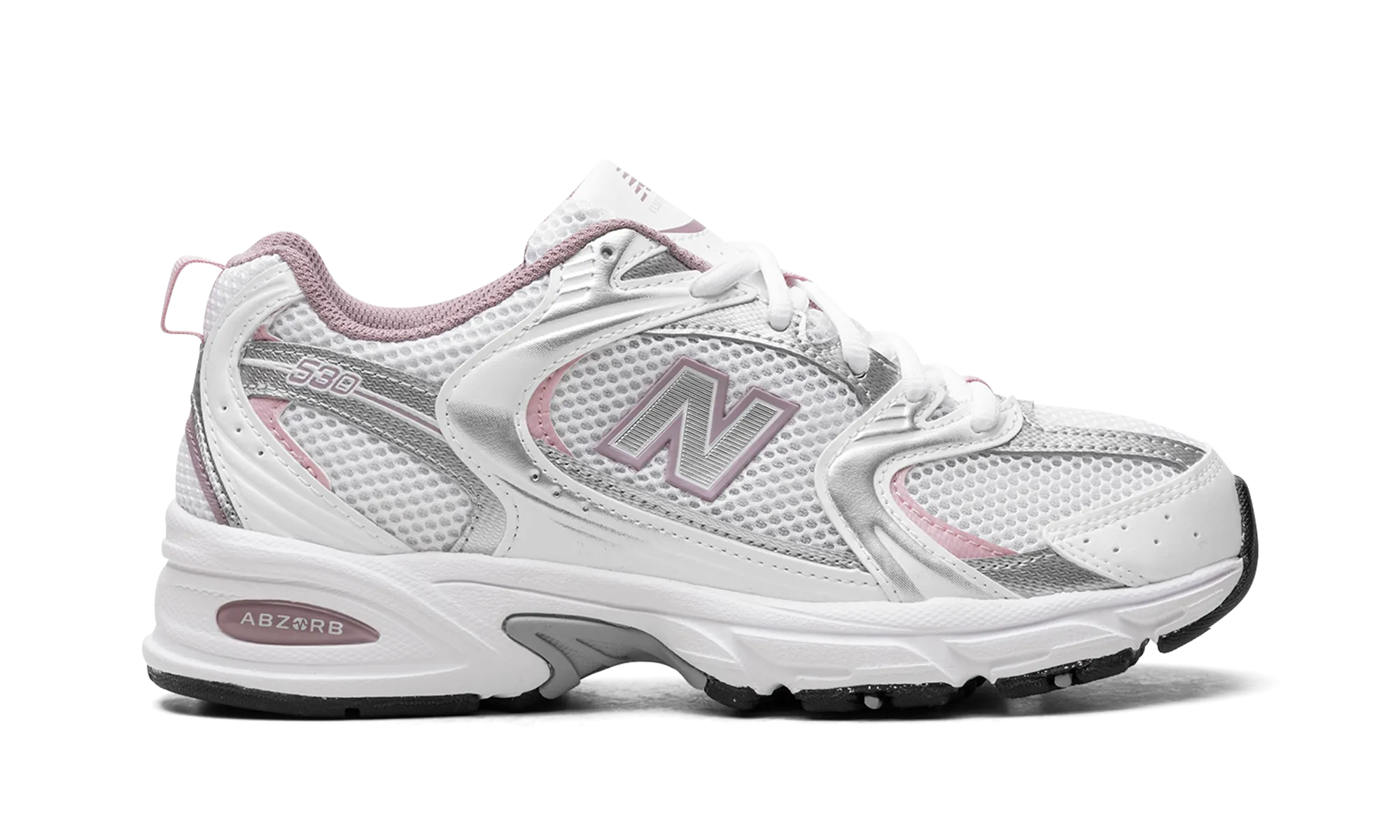 530 "White/Silver Metalic/Ice Wine/Mid Century Pin" new balance mens runners