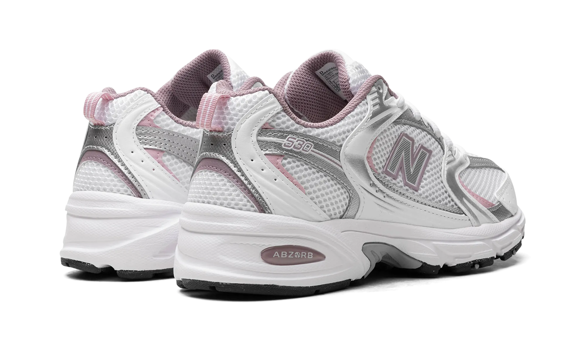 530 "White/Silver Metalic/Ice Wine/Mid Century Pin" new balance mens runners