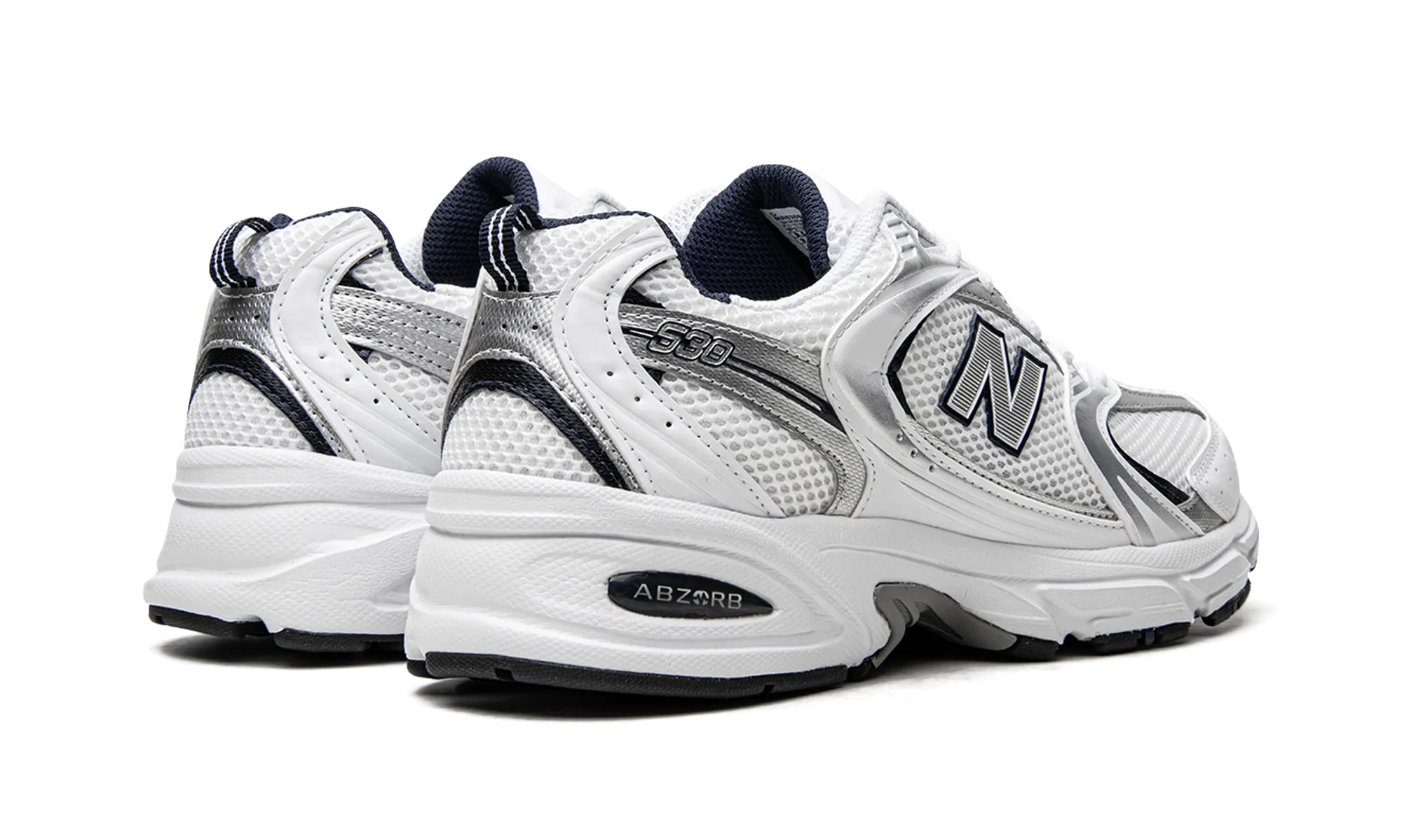 530 "WHITE/SILVER/NAVY" new balance mens comfort shoes