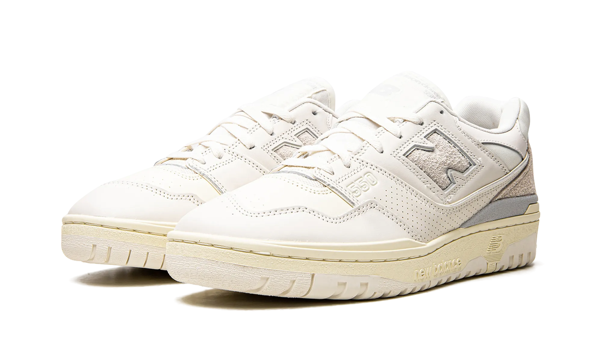 550 "Aim Leon Dore - White Leather" new balance mens runners