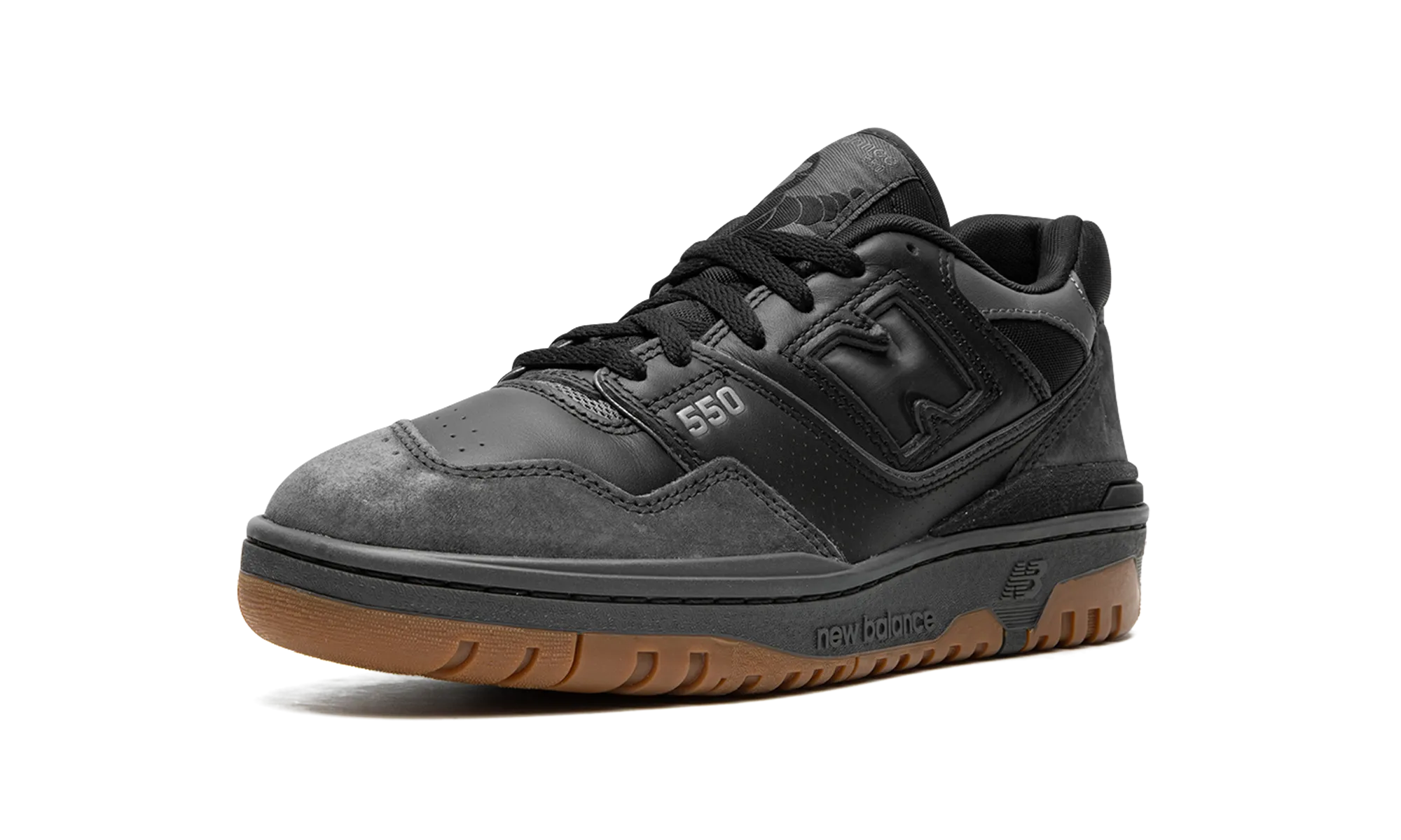 550 "Black/Gum" new balance mens comfort shoes