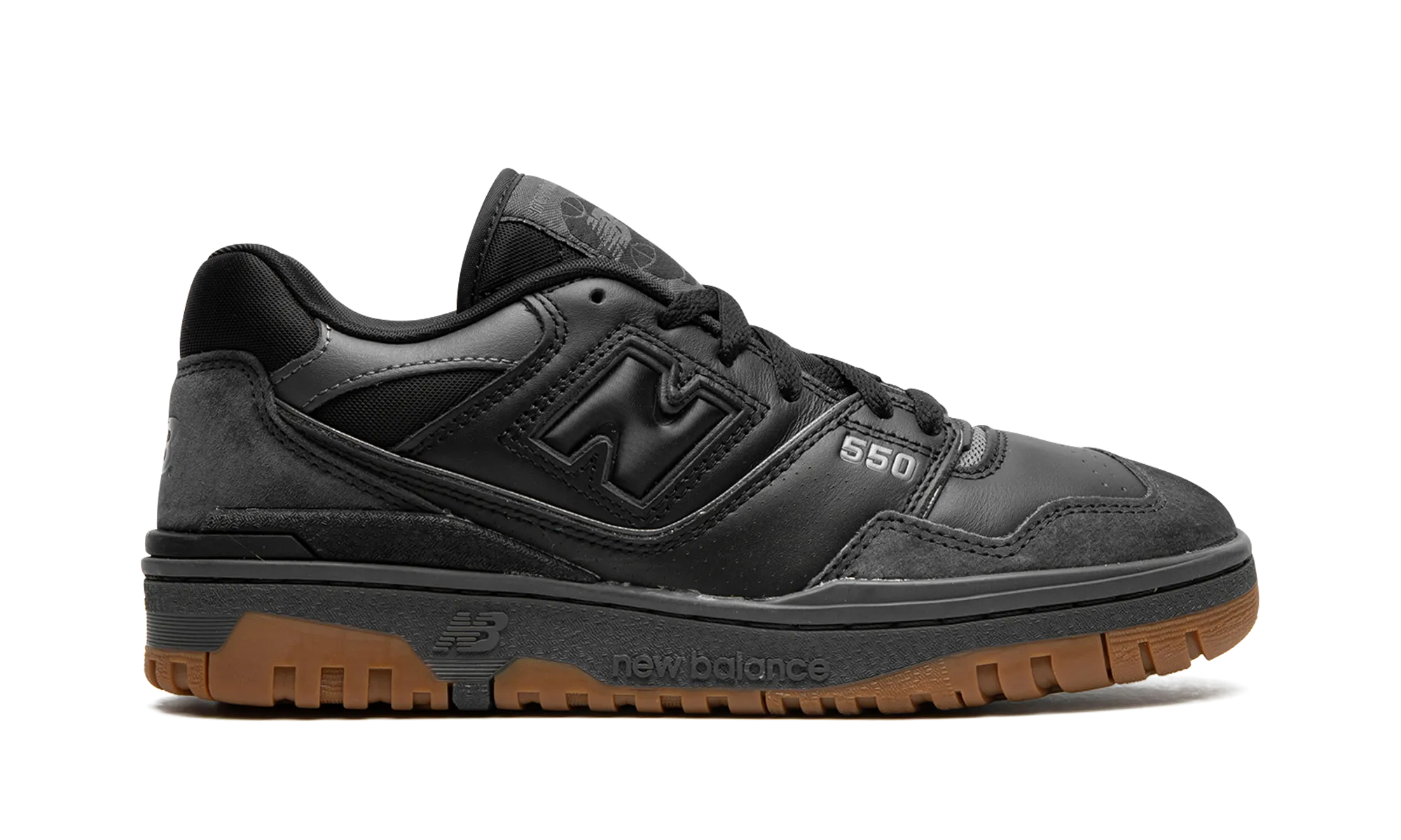 550 "Black/Gum" new balance mens comfort shoes
