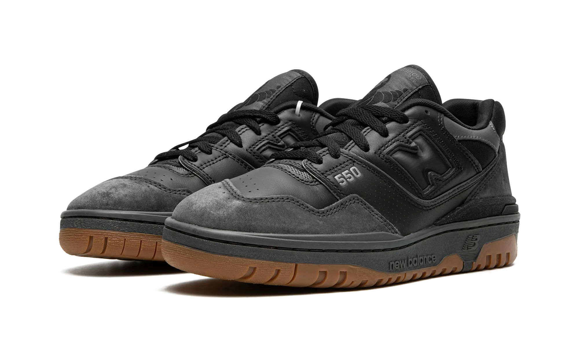 550 "Black/Gum" new balance mens comfort shoes