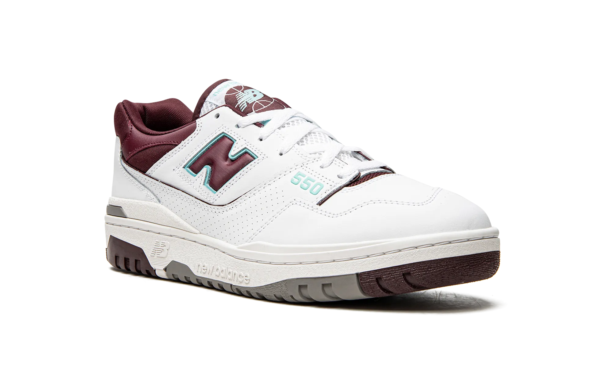 550 "Burgundy / Cyan" new balance mens runners