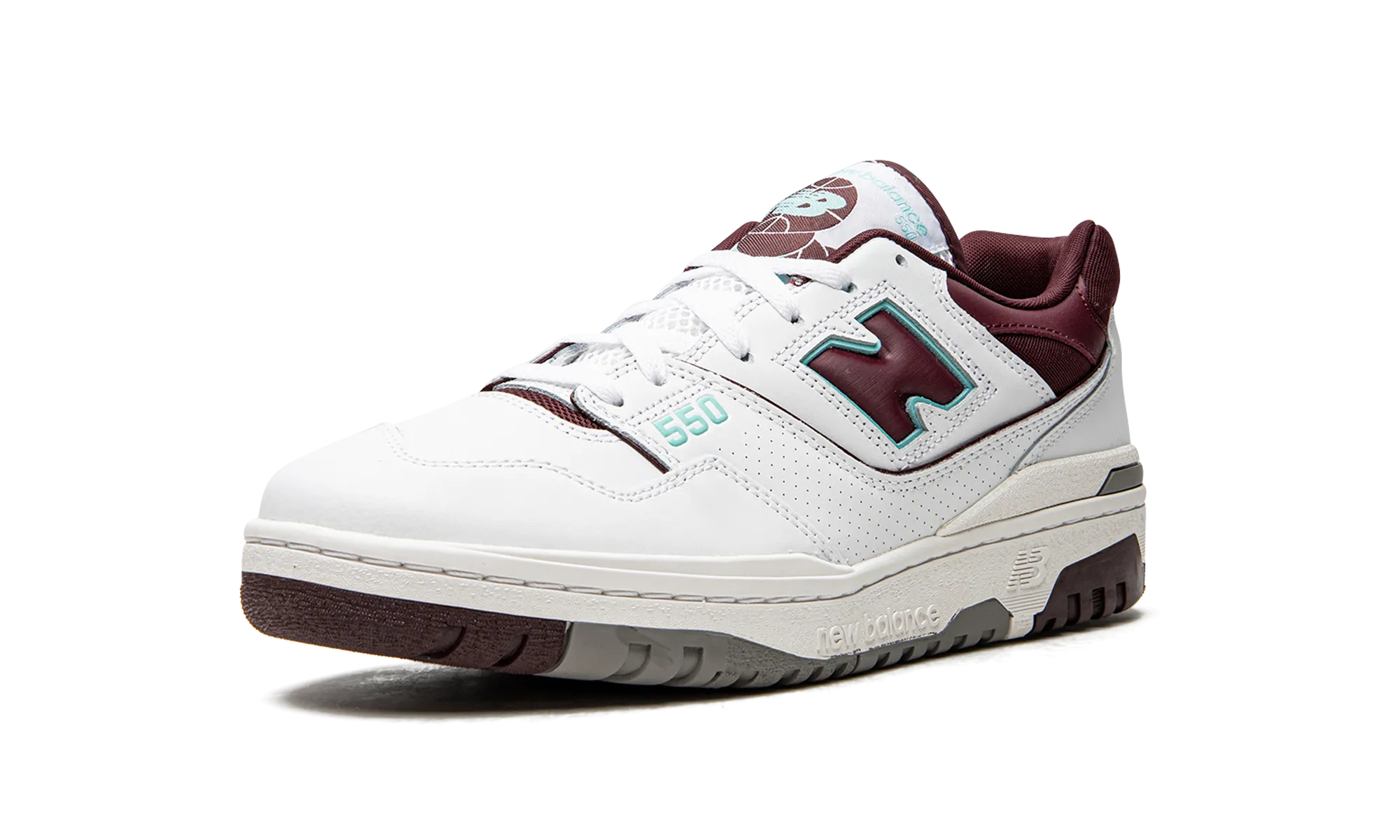 550 "Burgundy / Cyan" new balance mens runners