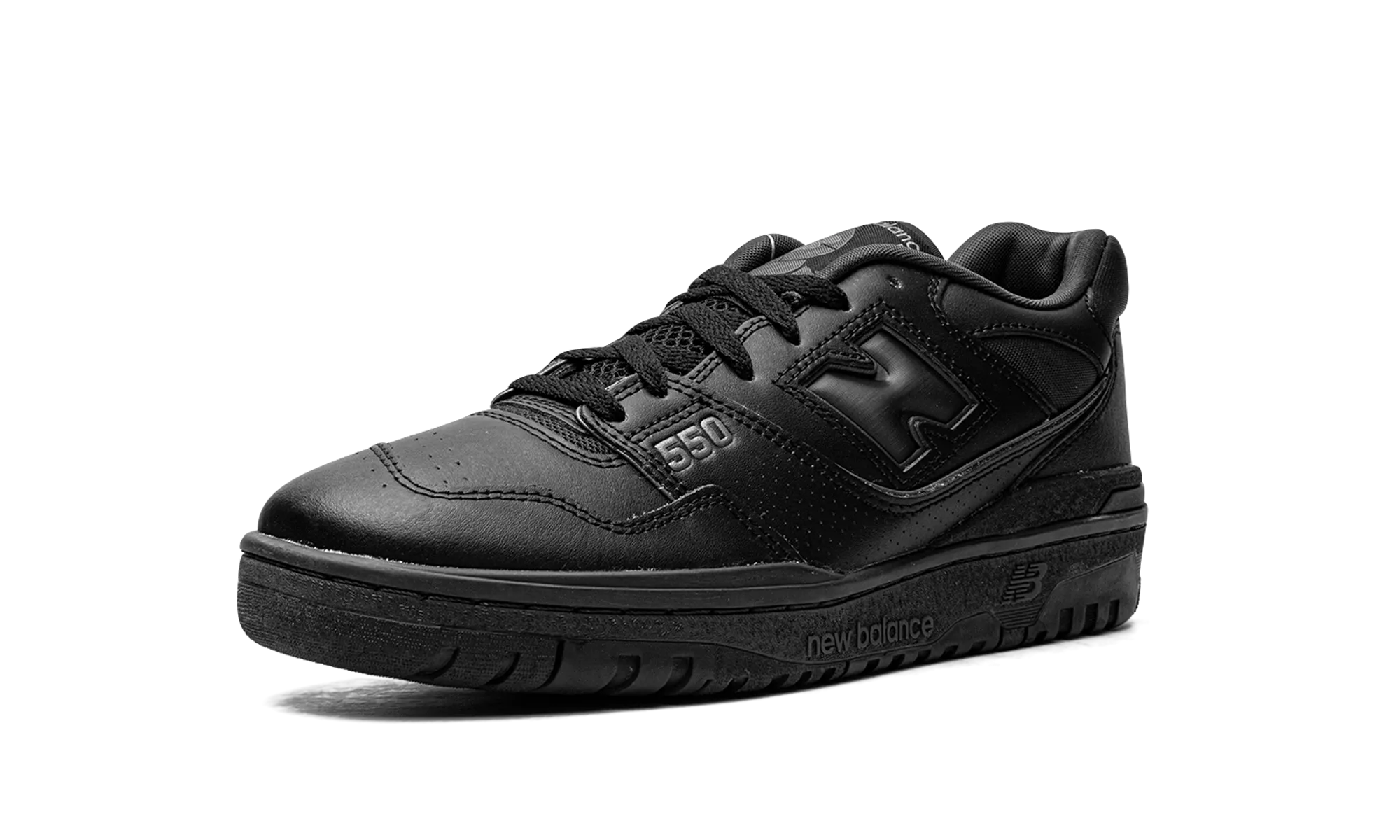 550 "Triple Black" new balance mesh athletic shoes