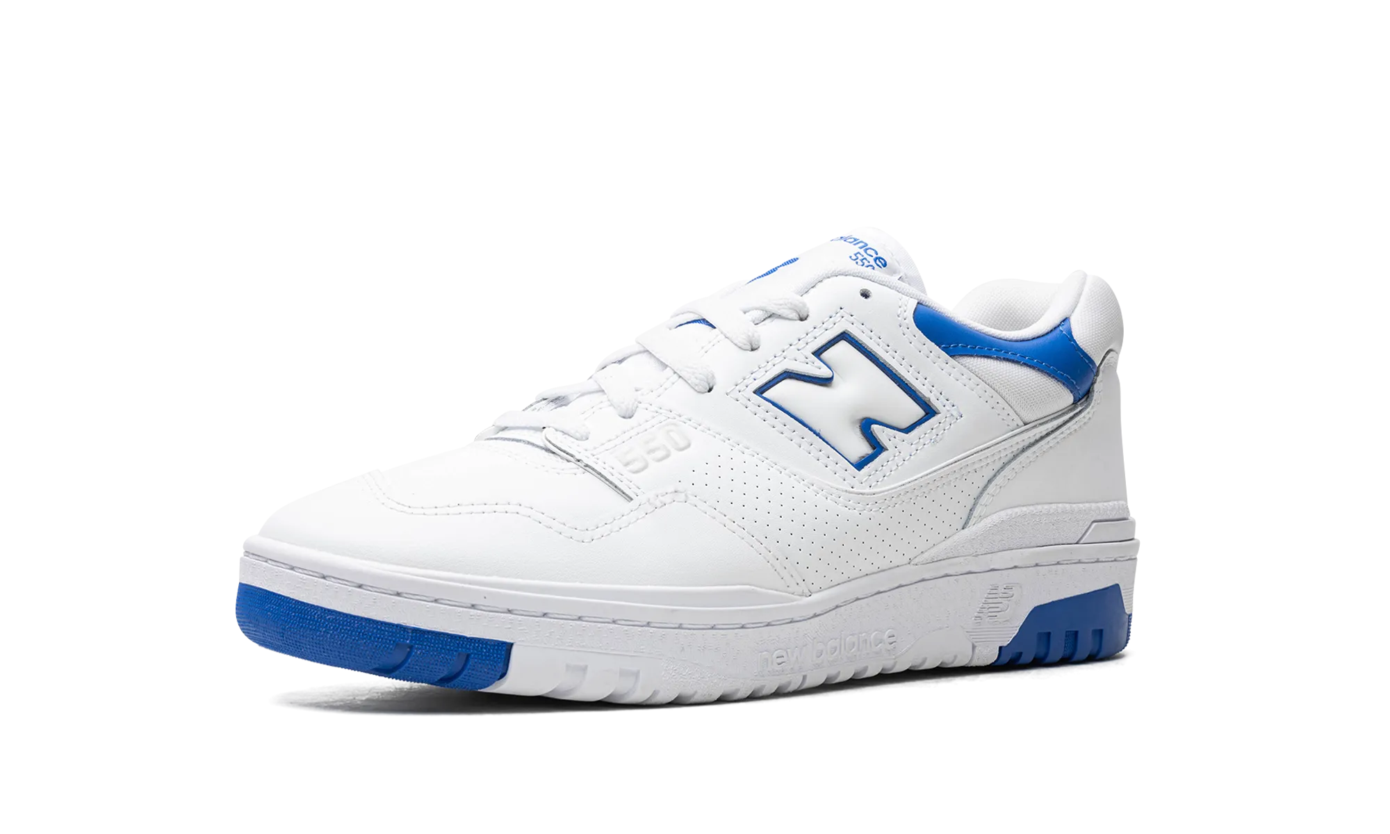 550 "White Cobalt Blue" new balance mens casual sneakers