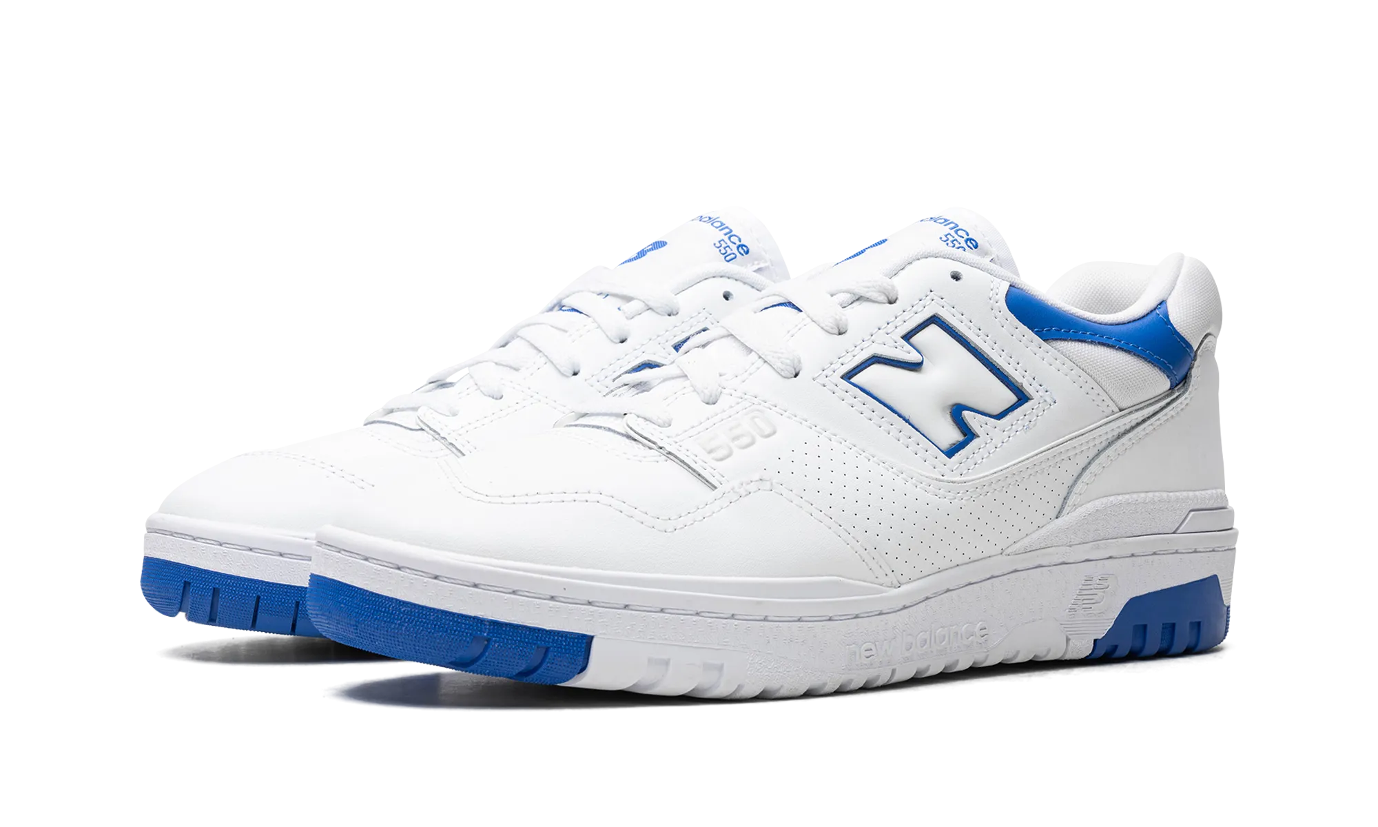 550 "White Cobalt Blue" new balance mens casual sneakers
