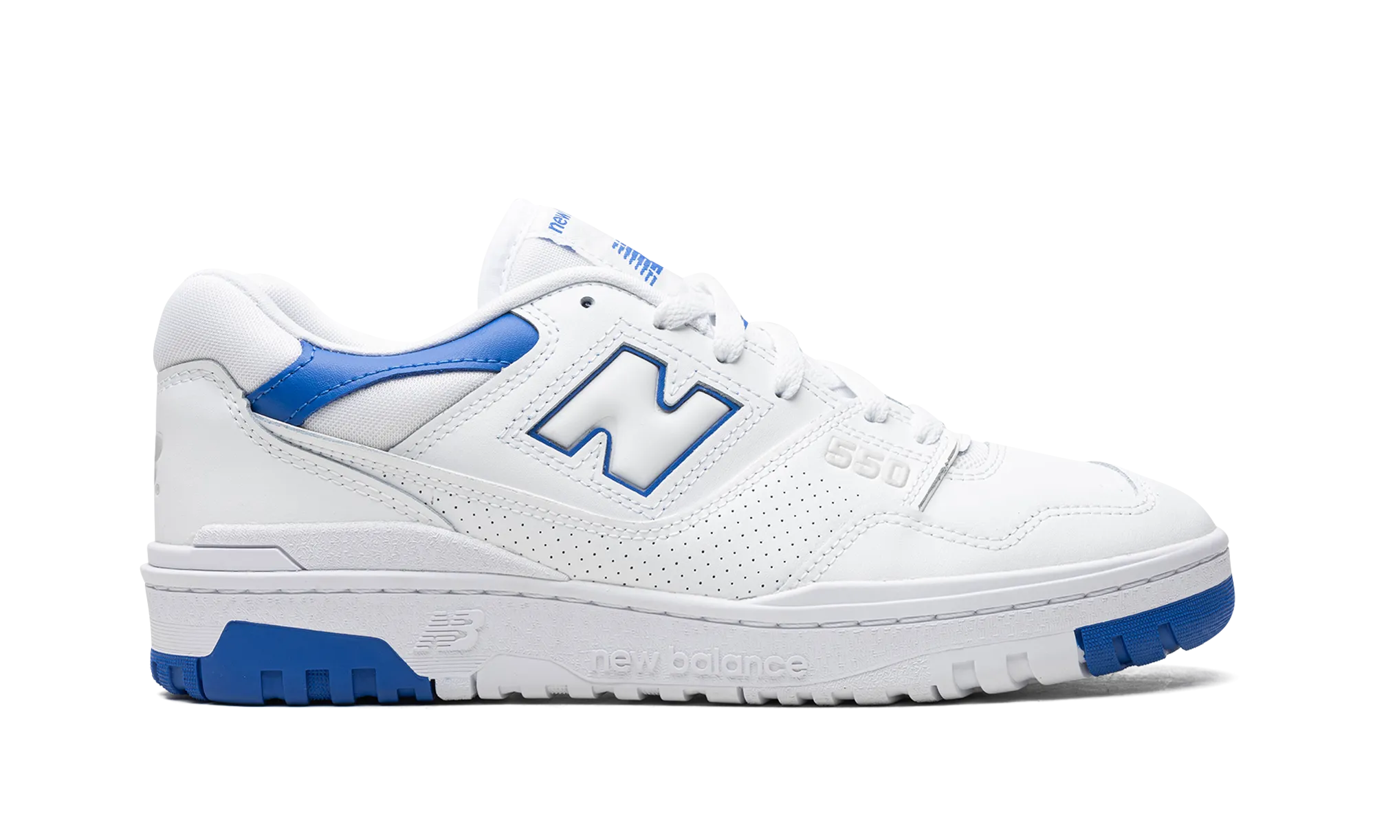 550 "White Cobalt Blue" new balance mens casual sneakers
