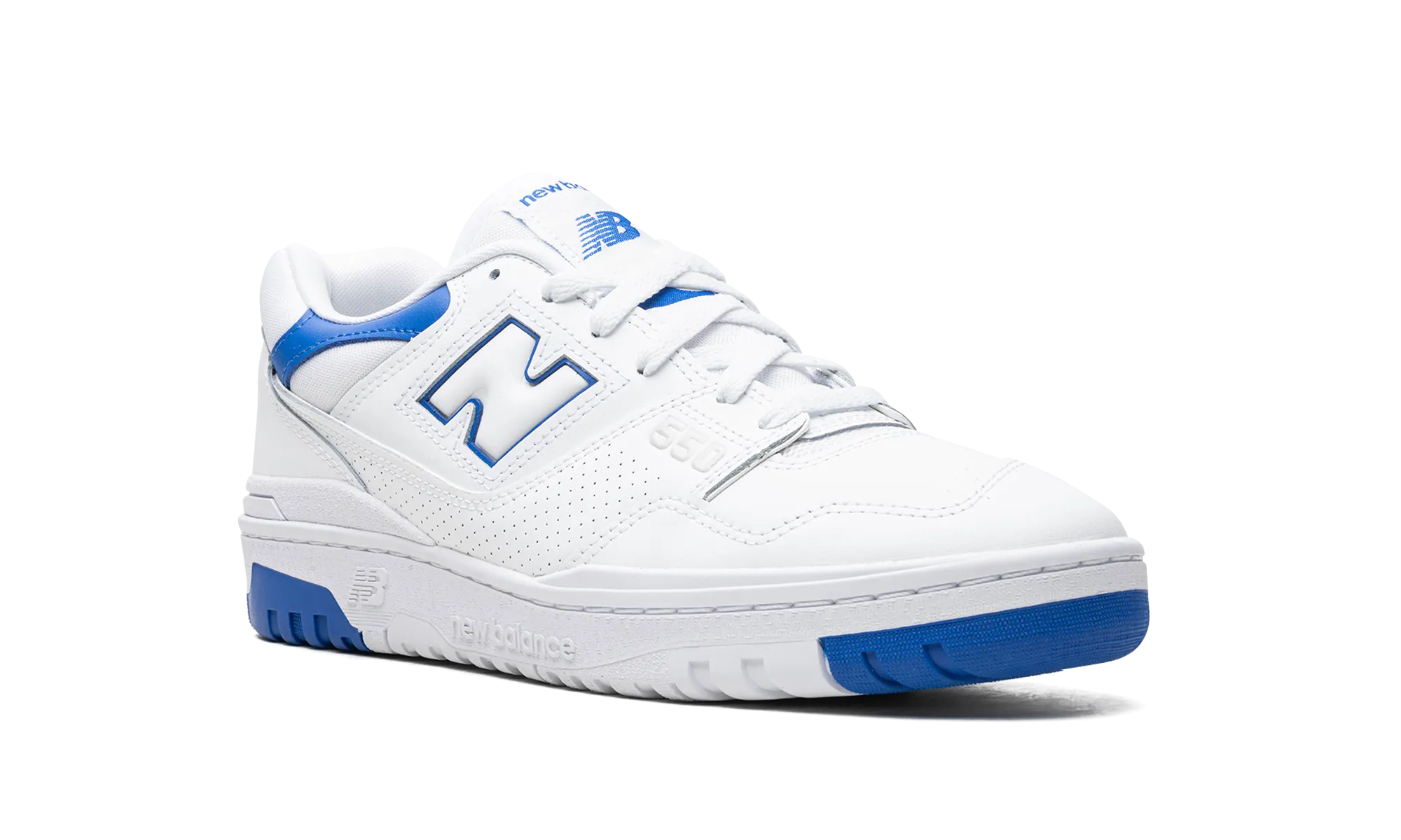 550 "White Cobalt Blue" new balance mens casual sneakers