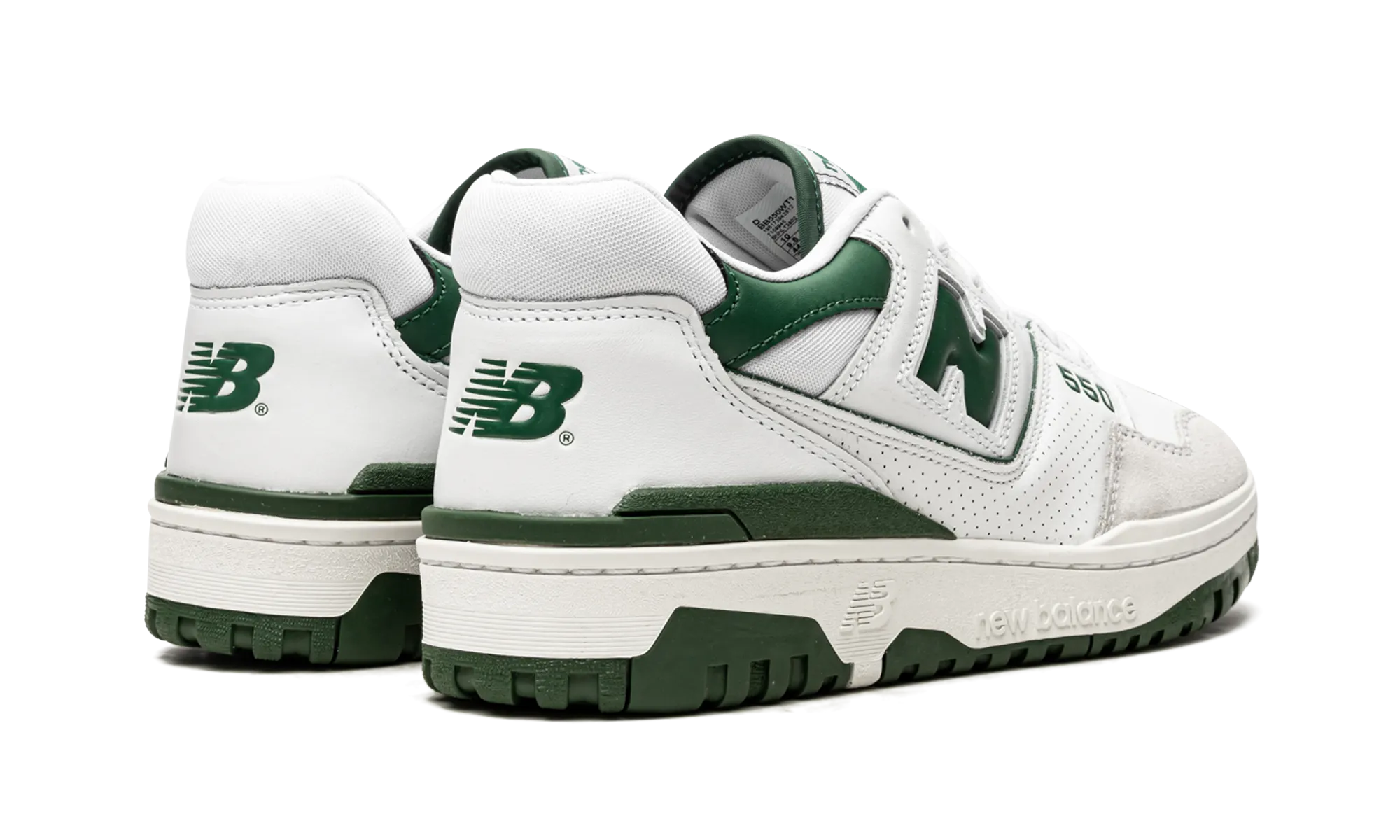 550 "White / Green" new balance mens comfort shoes