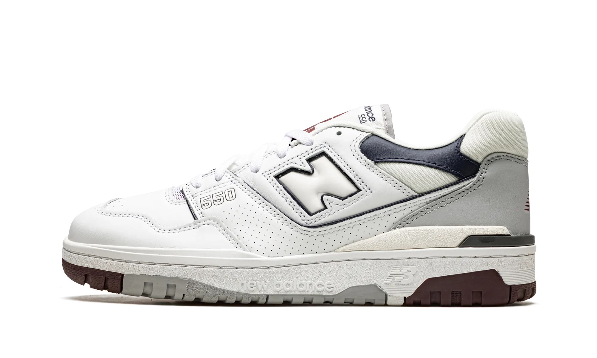 550 "White / Indigo / Burgundy" New Balance Men's styles