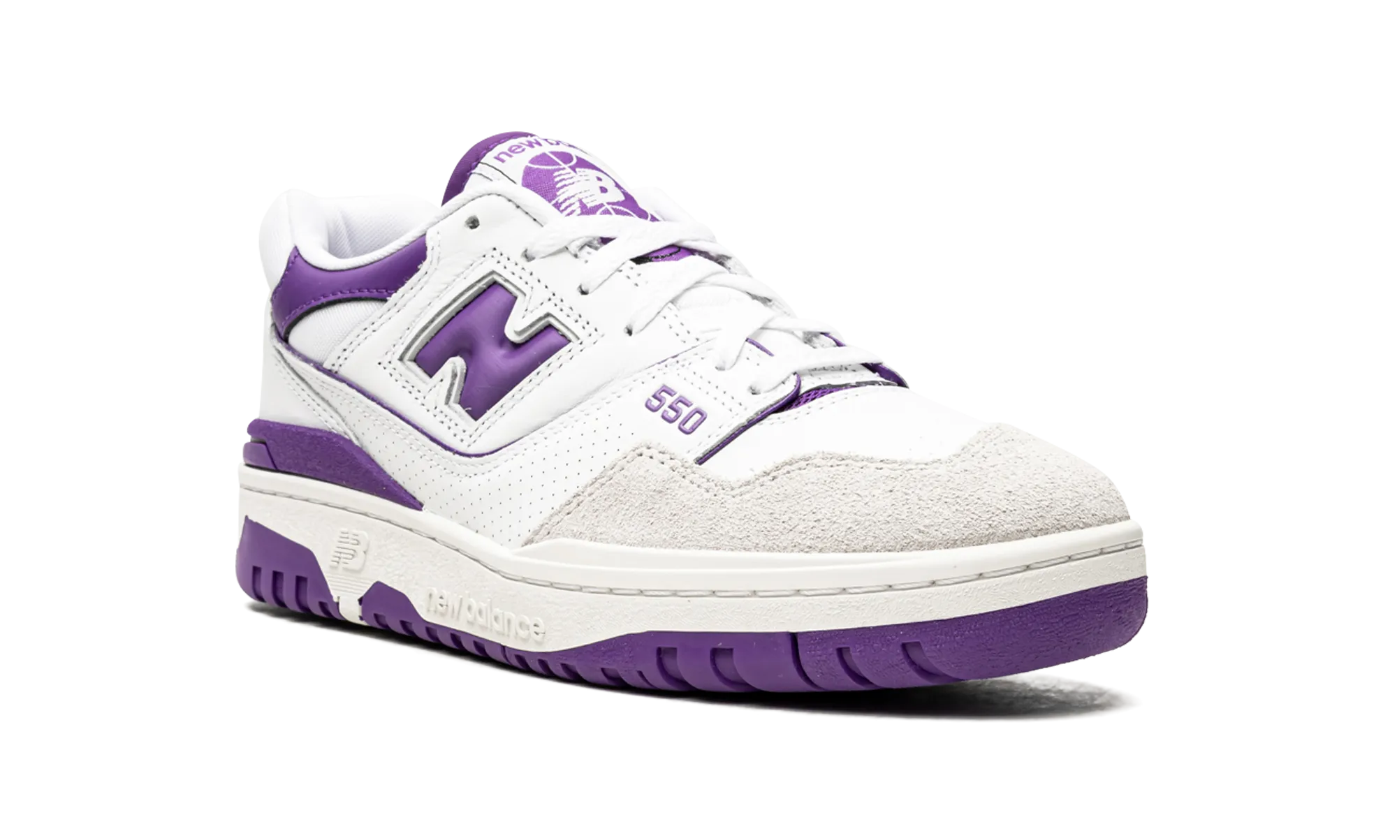 550 "White / Purple" new balance mens runners