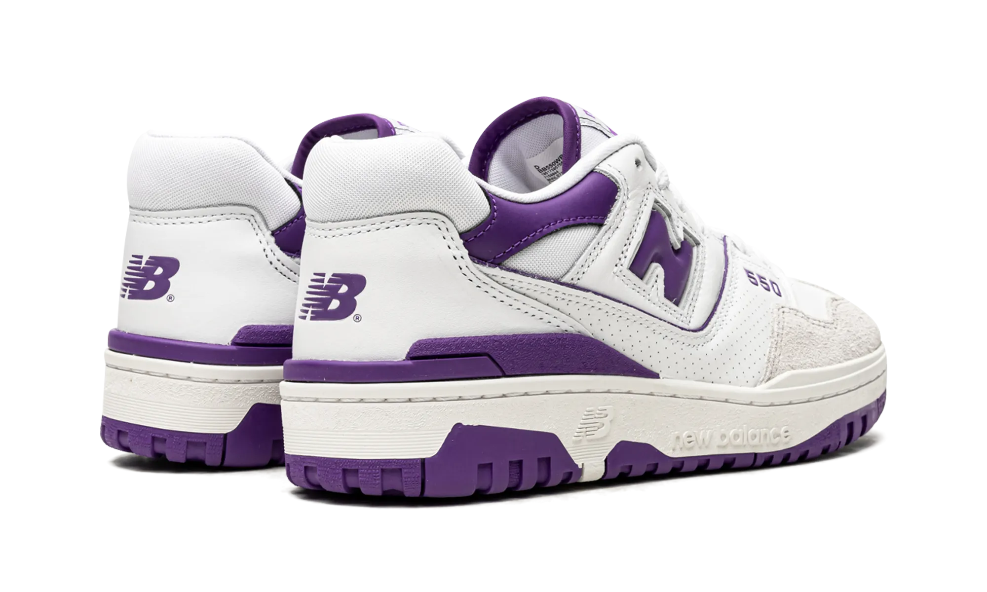 550 "White / Purple" new balance mens runners
