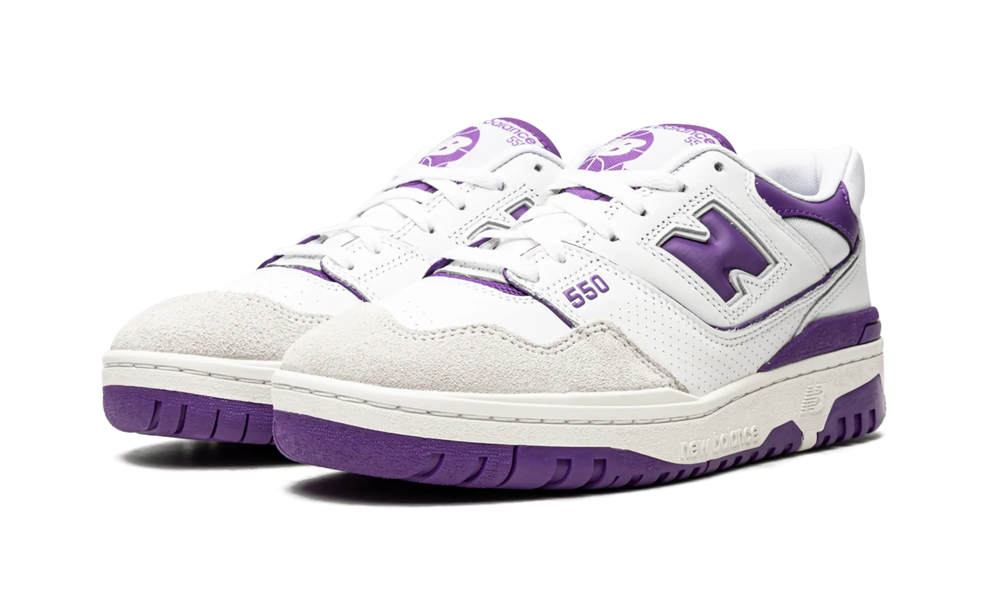 550 "White / Purple" new balance mens runners