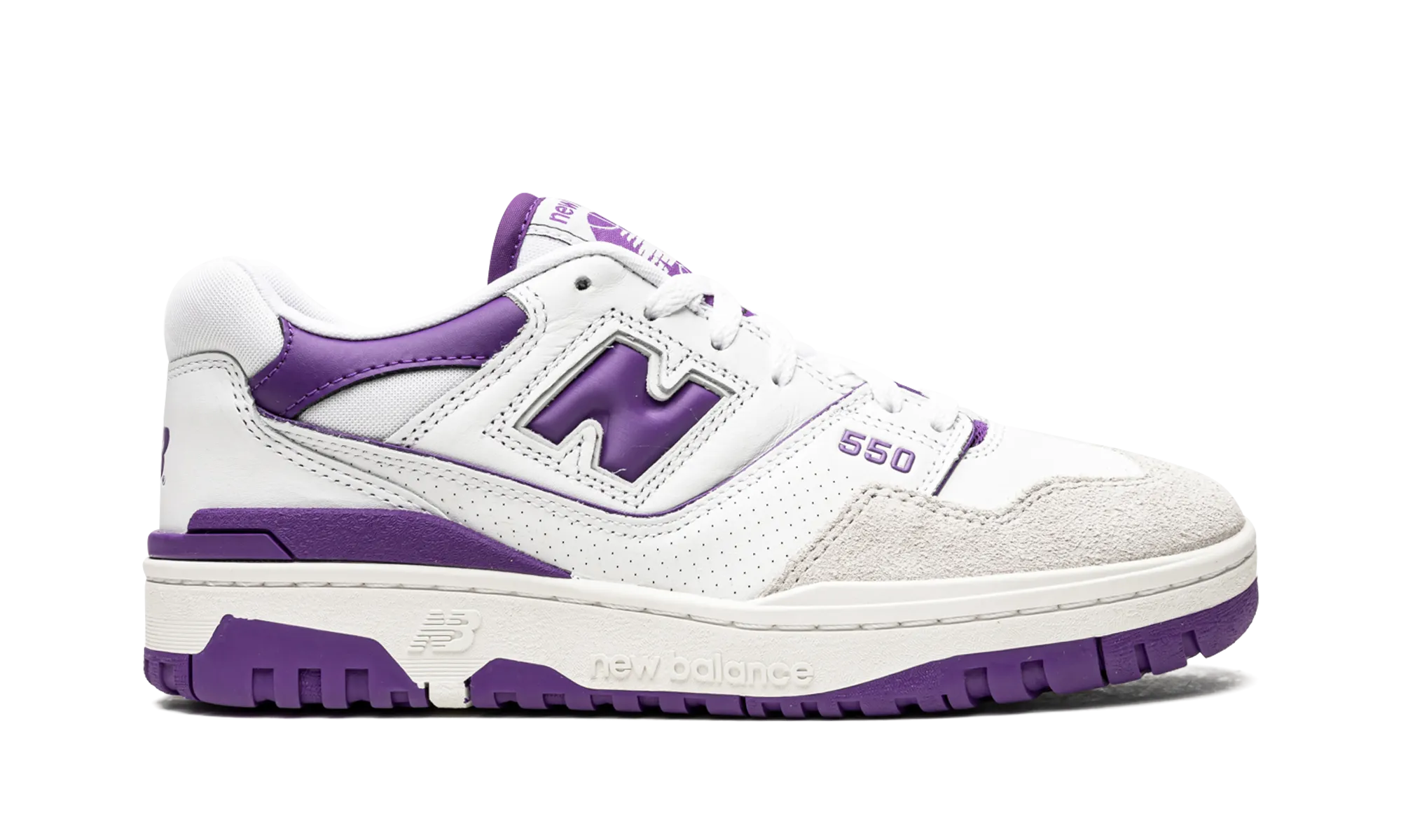 550 "White / Purple" new balance mens runners