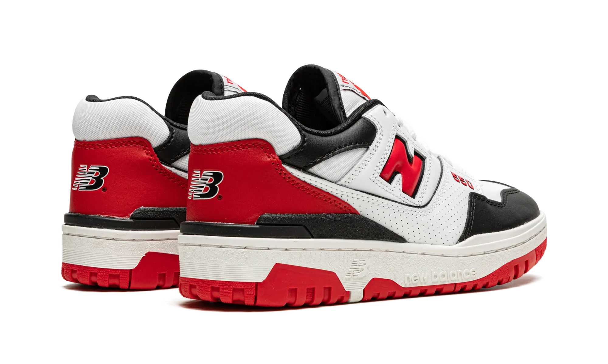 550 "White / Red / Black" new balance mens runners