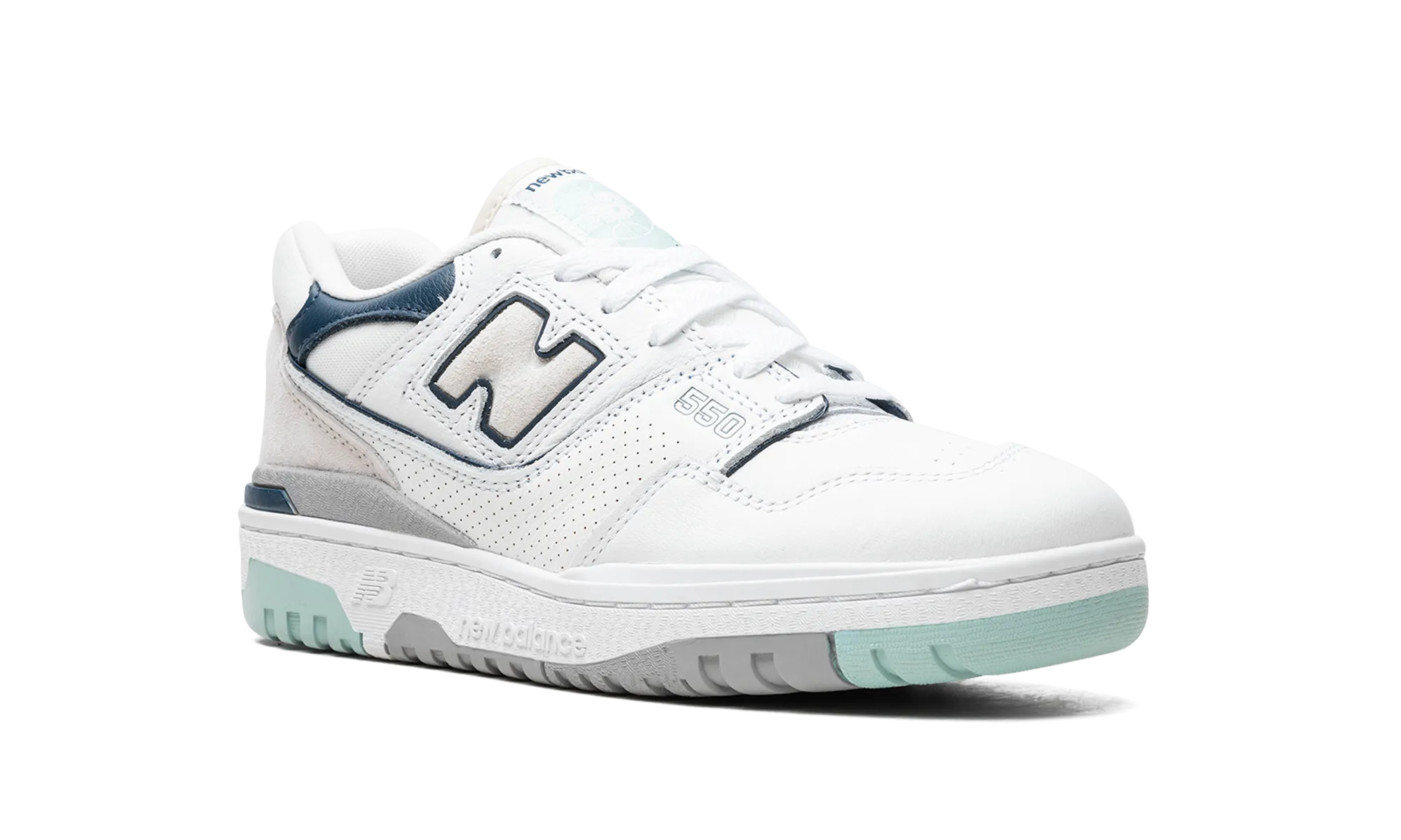 550 "White / Winter Fog" new balance mens casual sneakers