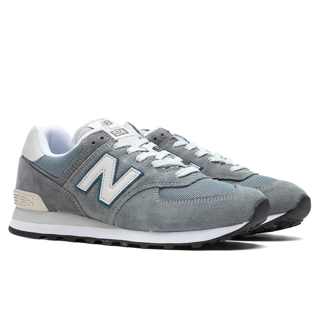 574 - Grey/Sky Blue New Balance Arch Support Sneakers