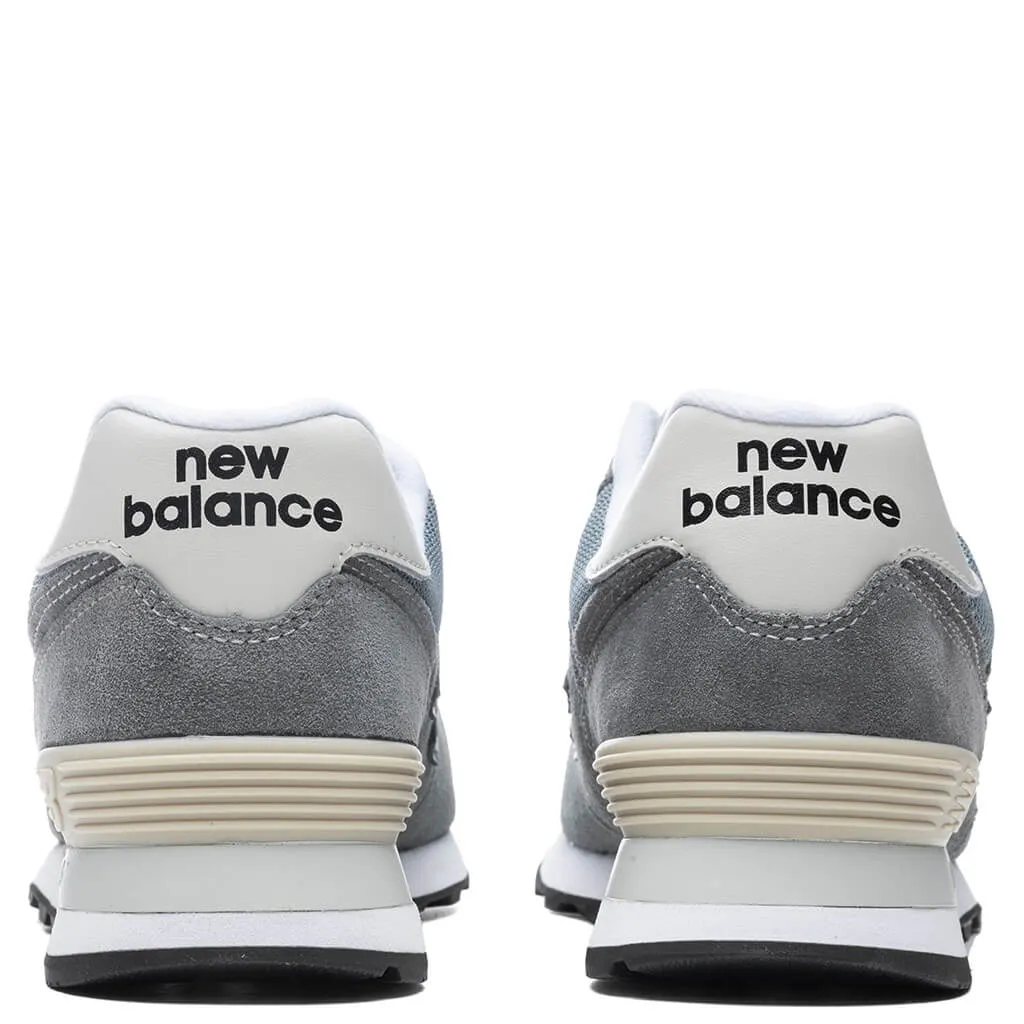 574 - Grey/Sky Blue New Balance Arch Support Sneakers