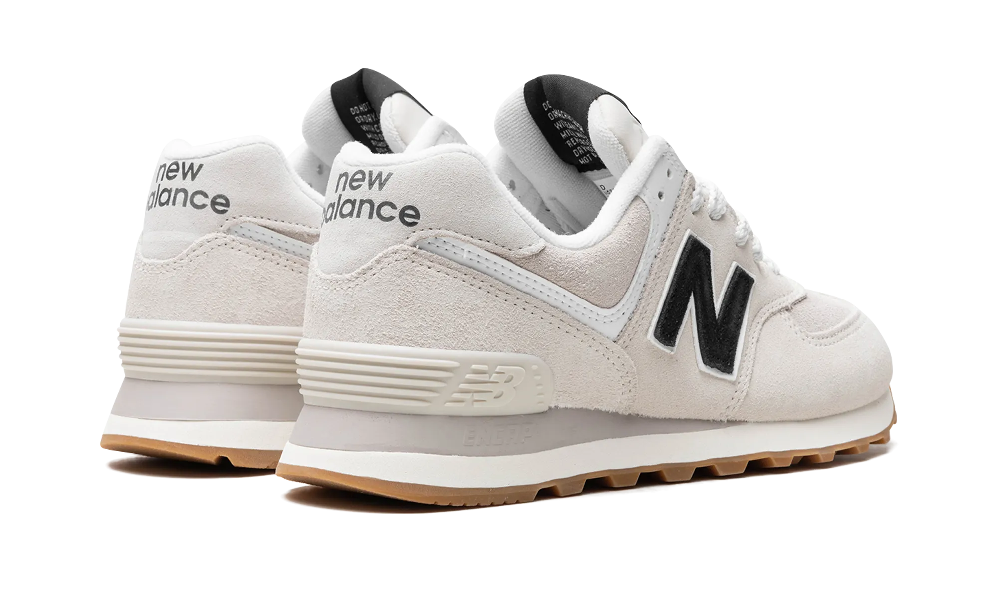 574 "Black Nimbus Gum" new balance mens runners