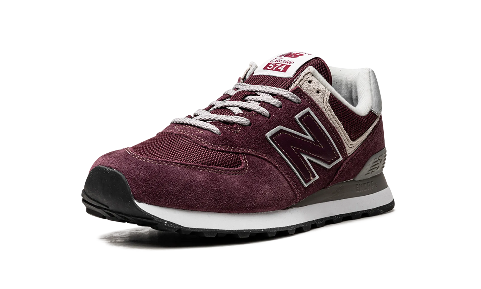 574 "Burgundy" new balance mens runners