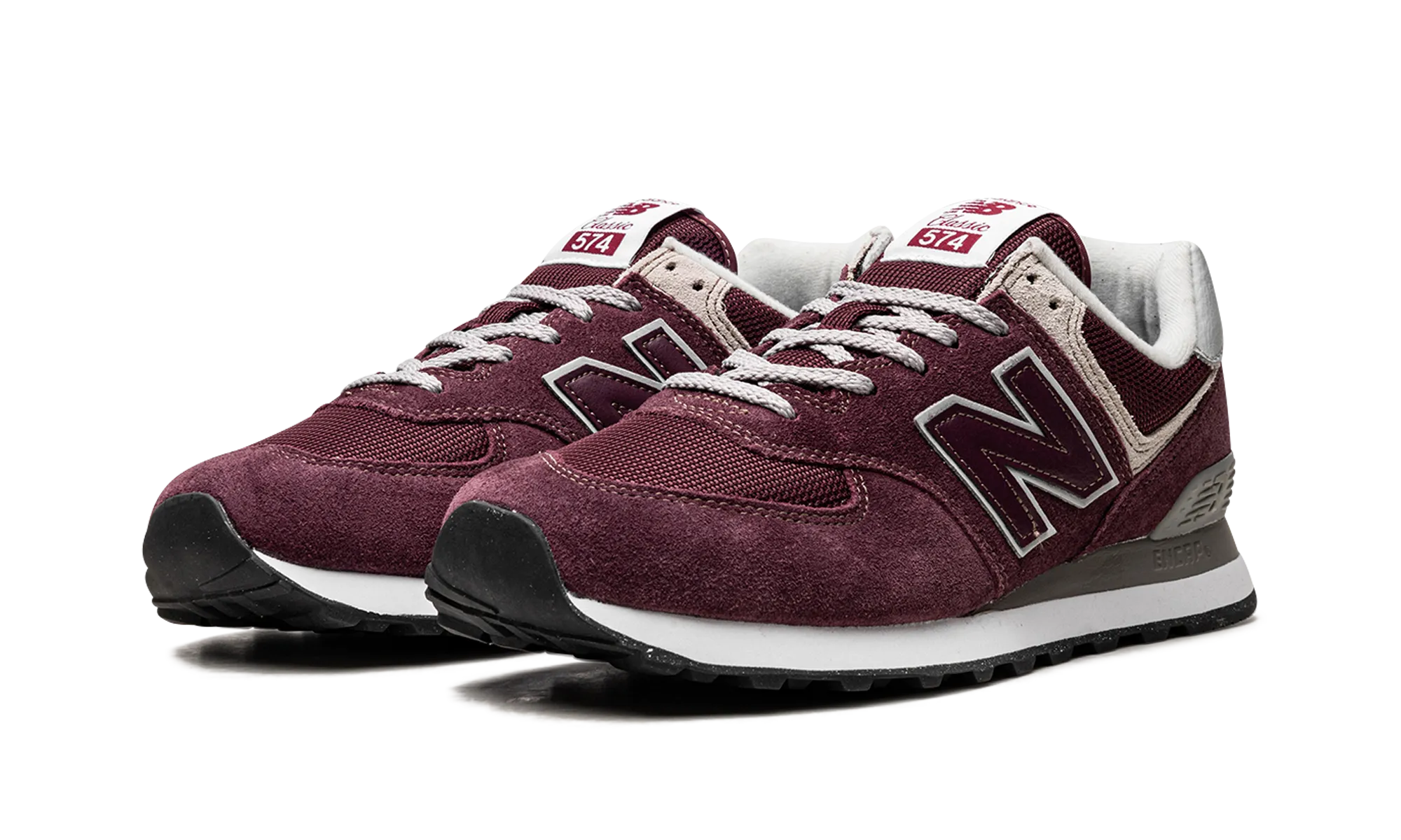 574 "Burgundy" new balance mens runners