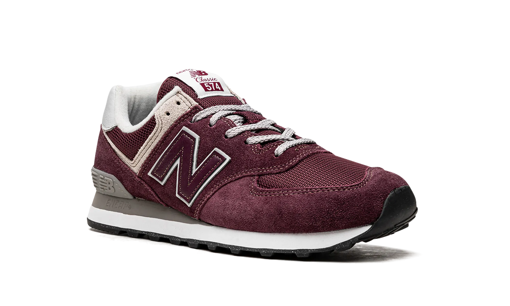 574 "Burgundy" new balance mens runners