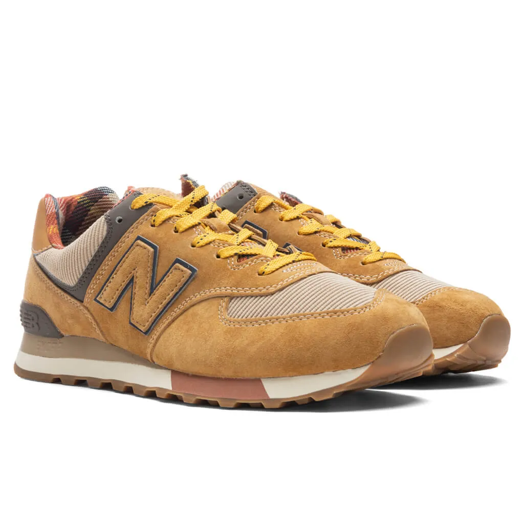 574 - Workwear/Plaid New Balance Arch Support Sneakers