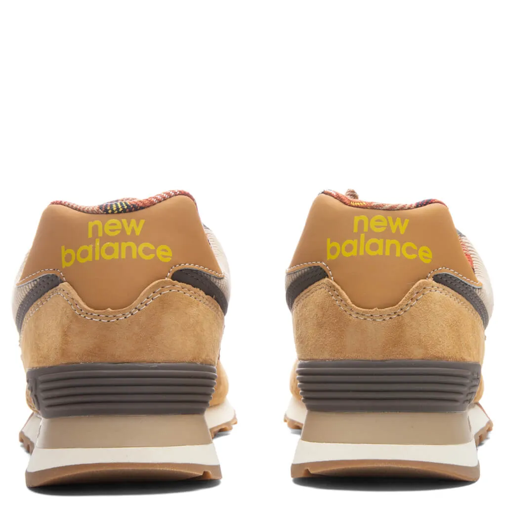 574 - Workwear/Plaid New Balance Arch Support Sneakers