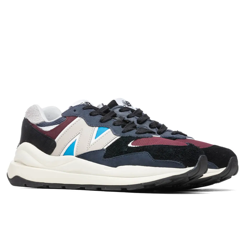 57/40 - Navy/Burgundy New Balance Arch Support Sneakers