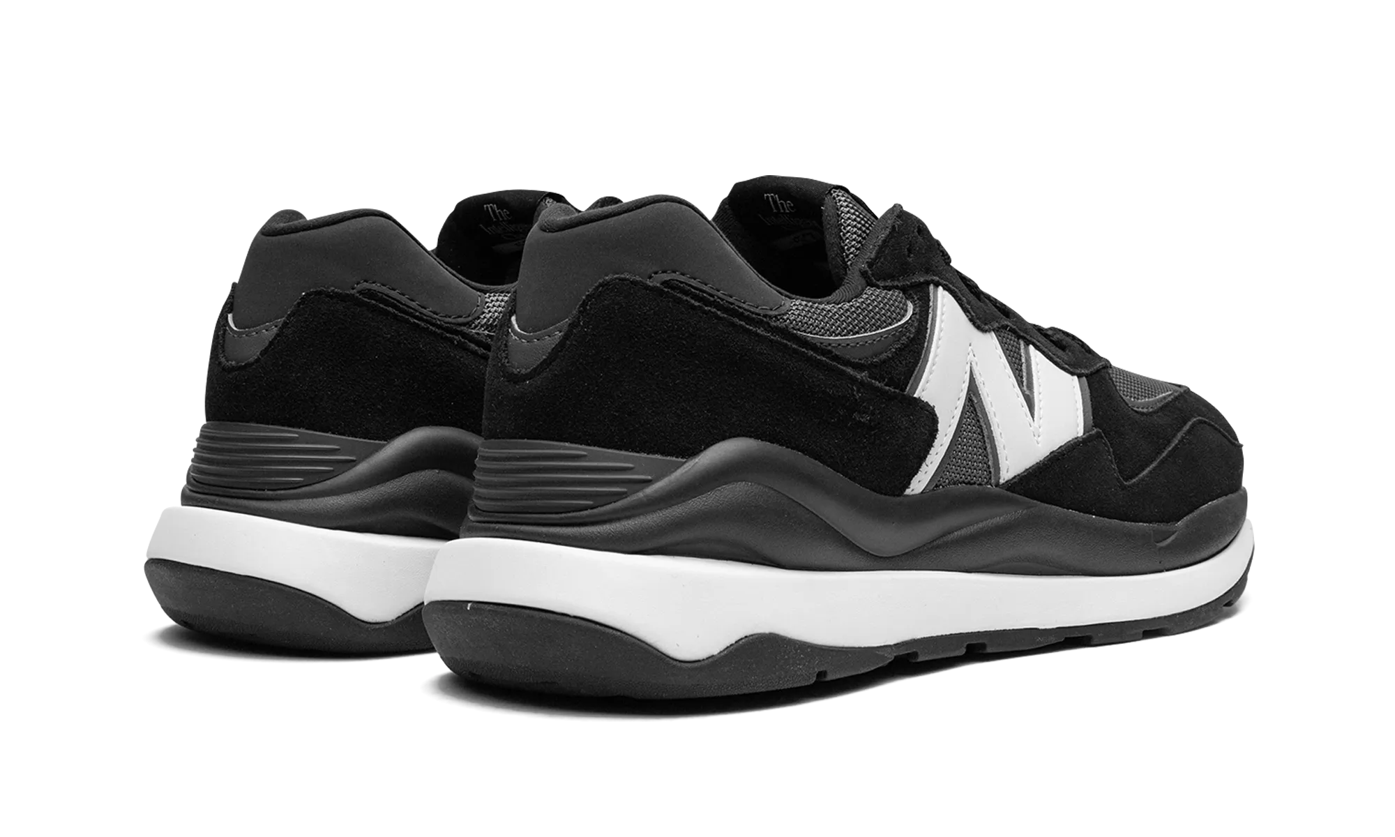 57/40 "Black / White" new balance mens comfort shoes