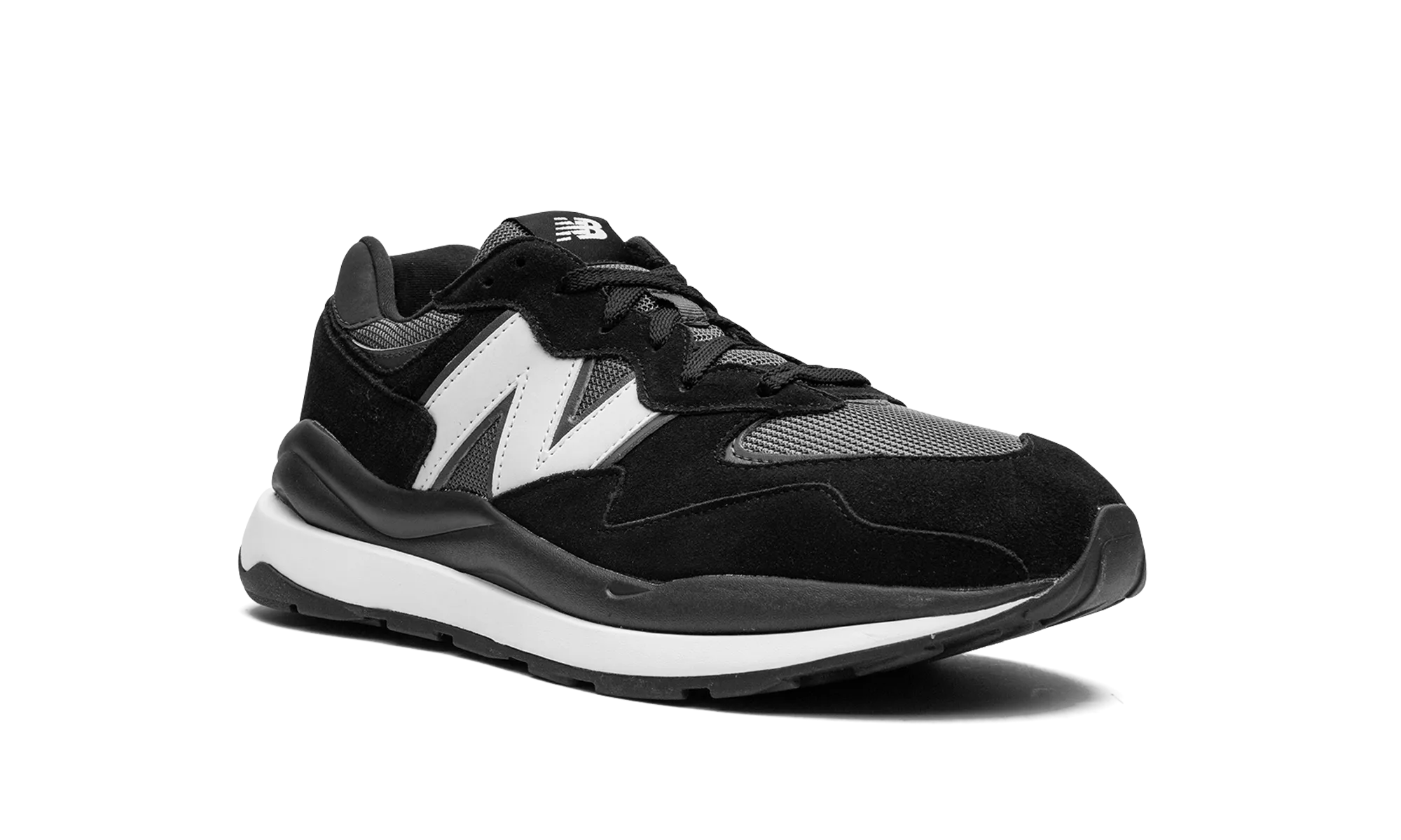 57/40 "Black / White" new balance mens comfort shoes