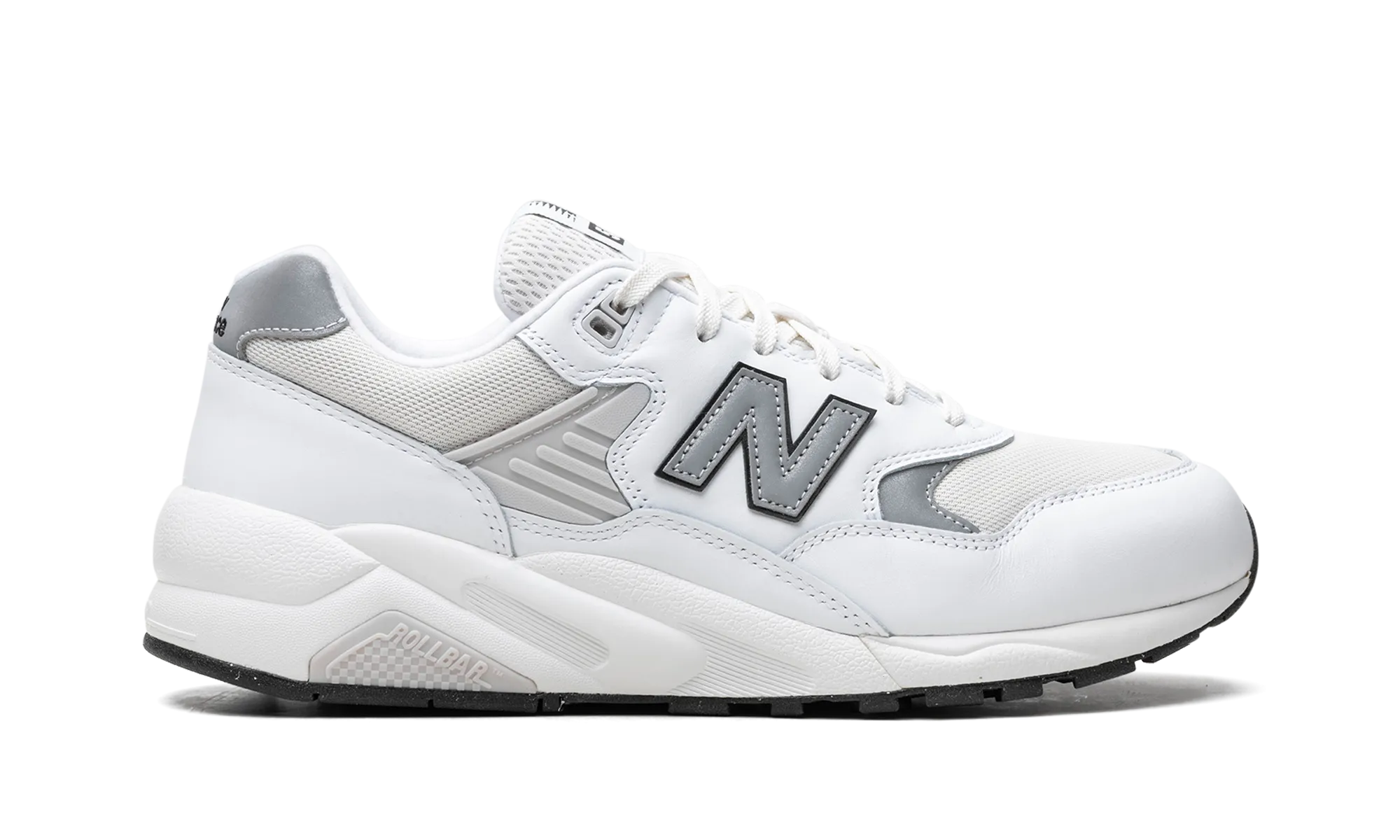 580 "Metallic Silver" new balance mesh athletic shoes