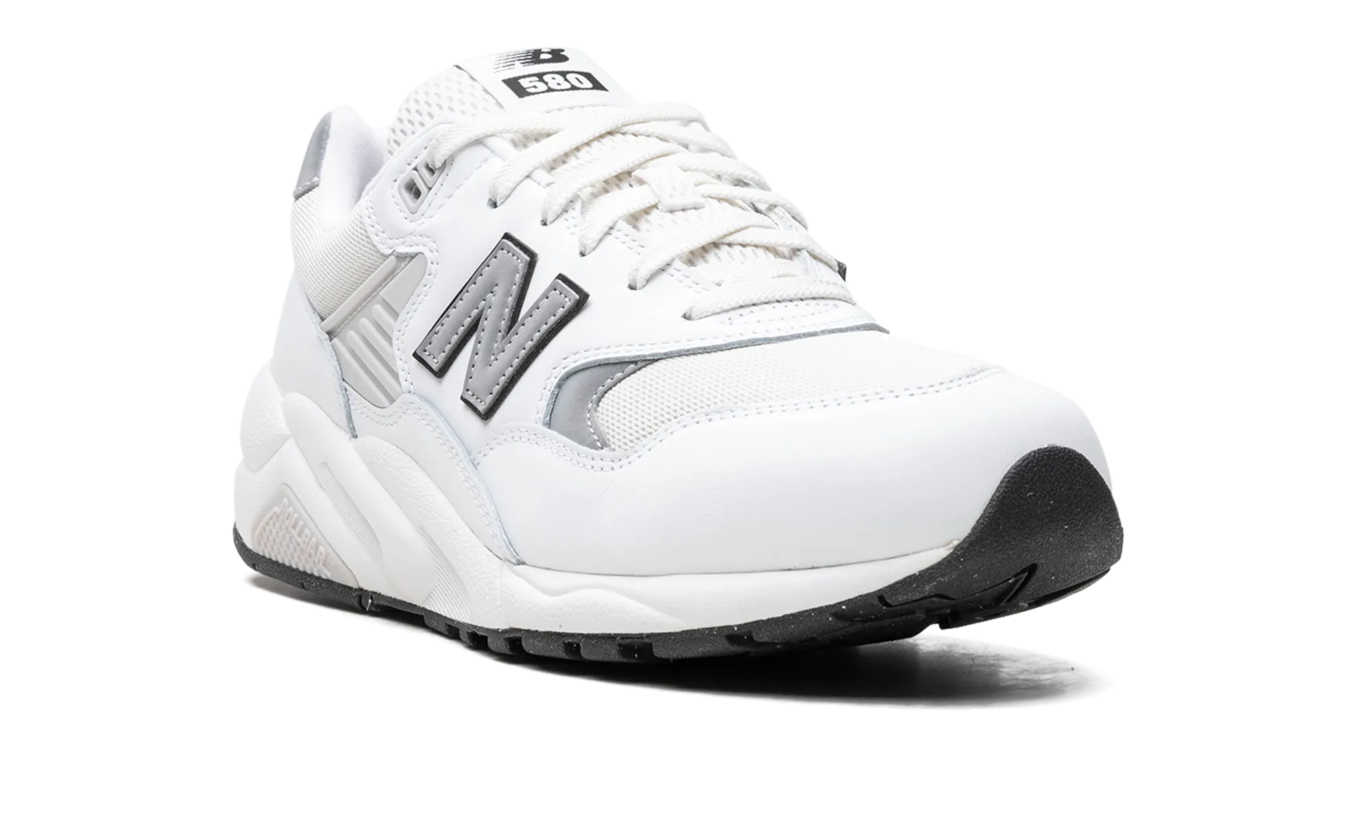580 "Metallic Silver" new balance mesh athletic shoes