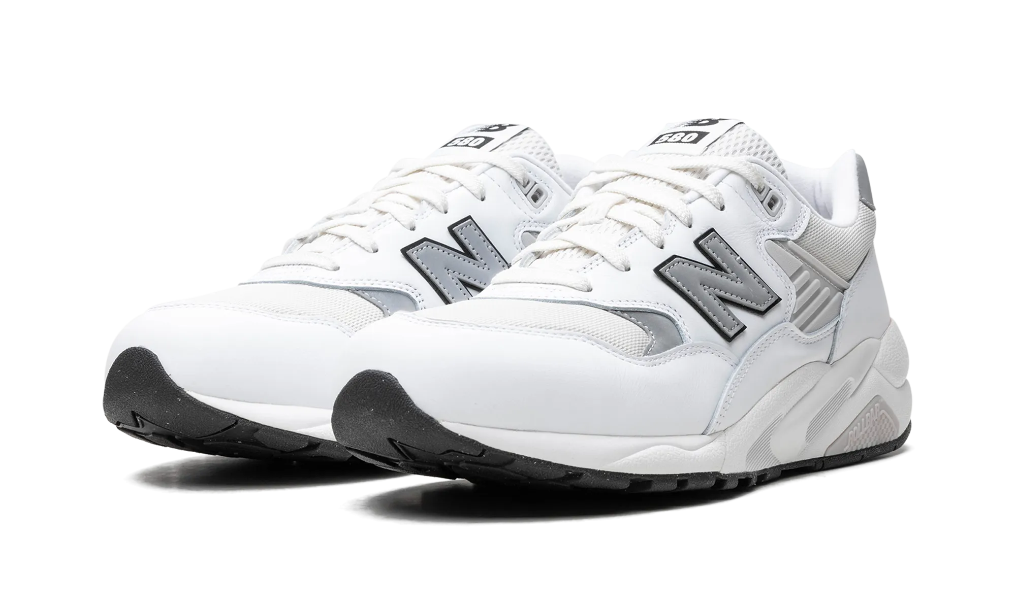 580 "Metallic Silver" new balance mesh athletic shoes