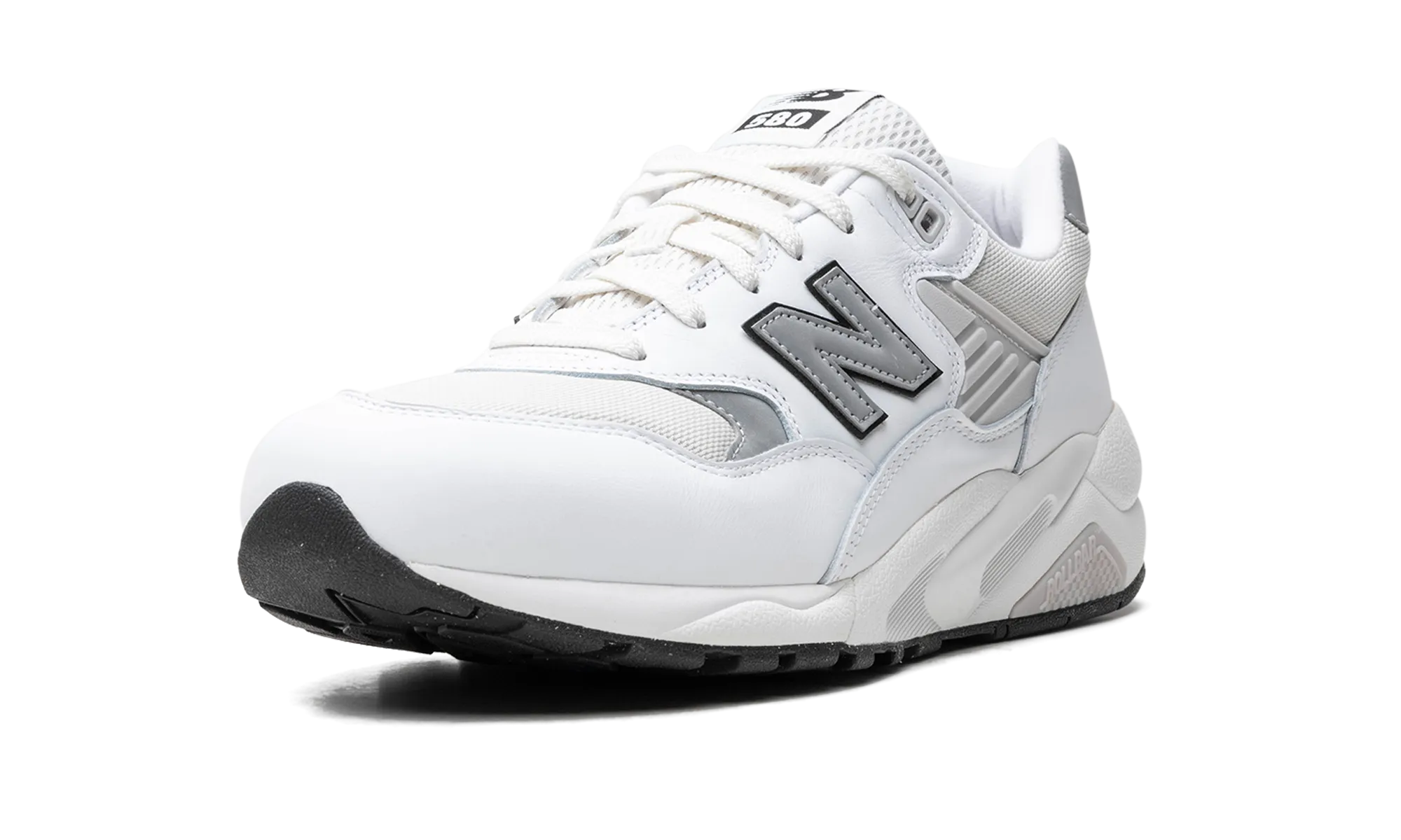 580 "Metallic Silver" new balance mesh athletic shoes