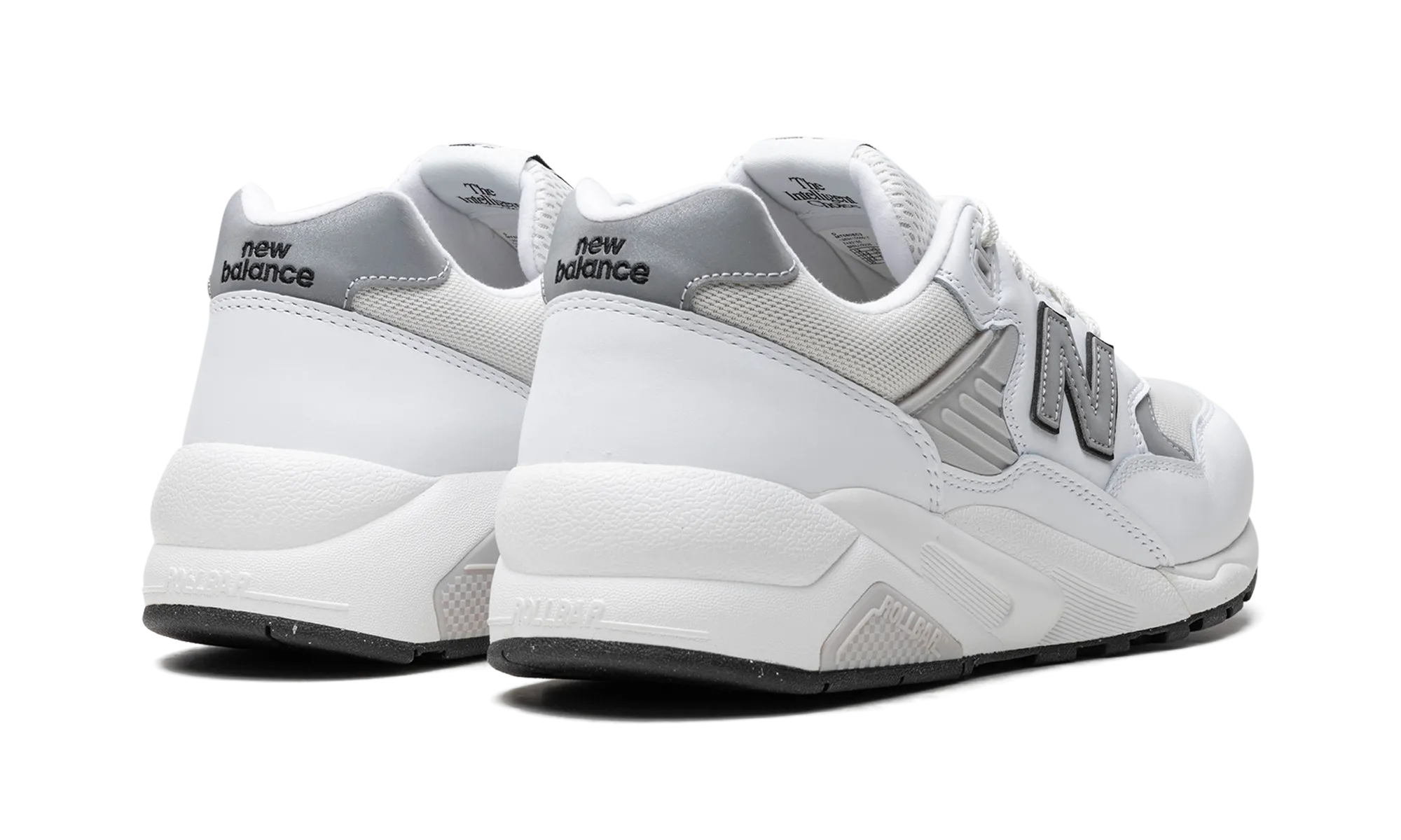 580 "Metallic Silver" new balance mesh athletic shoes