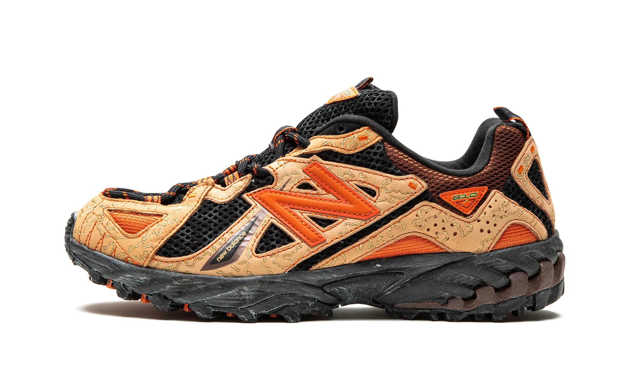 610 "Joe Fresh Goods - Beneath the Surface Brown Orange" New Balance Men's sneakers