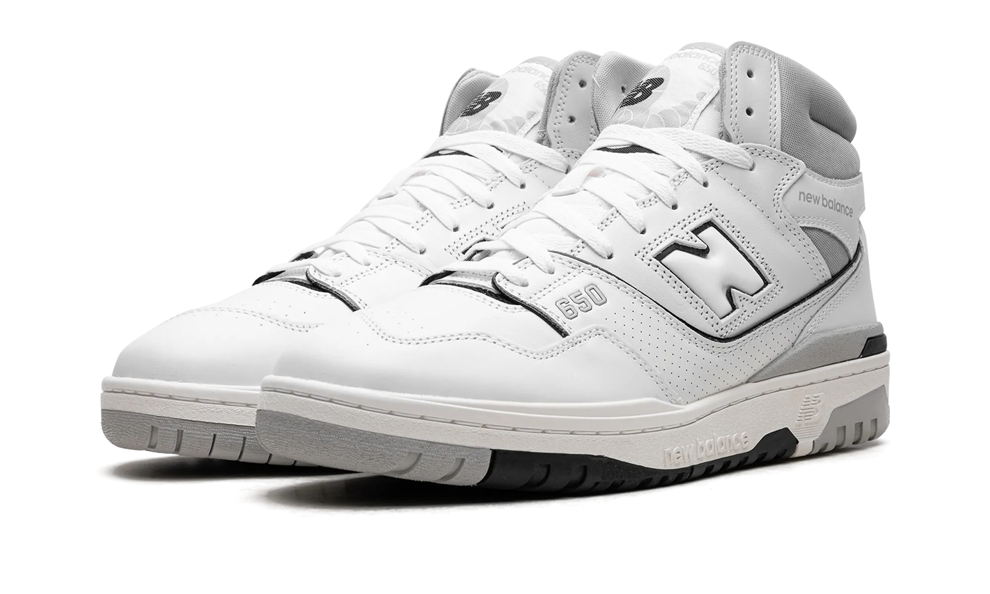 650 "White/Grey" new balance mens runners
