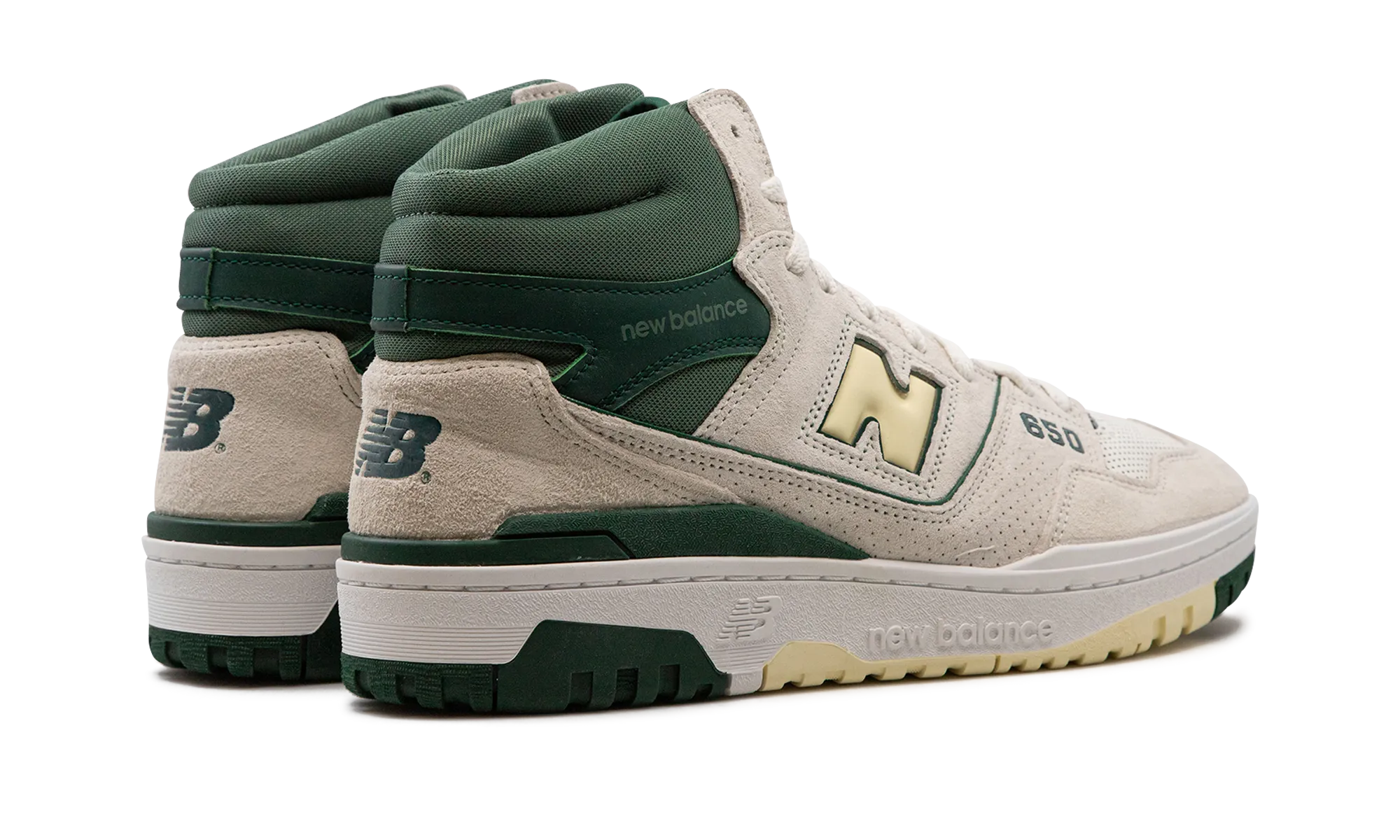 650R "Sea Salt Nightwatch Green" new balance mesh athletic shoes