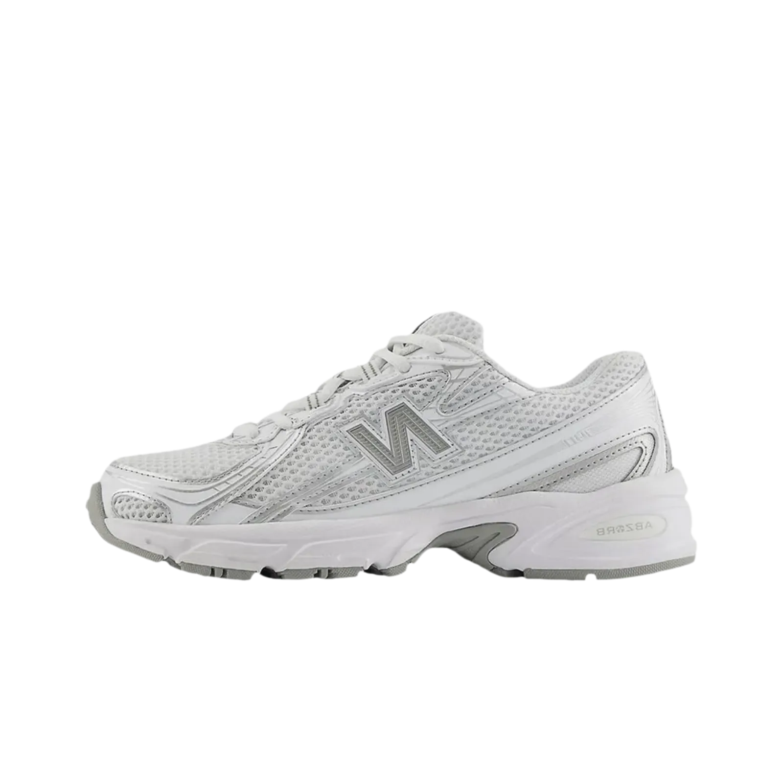 740 Big Kid 'White Silver Metallic' New Balance shoe varieties