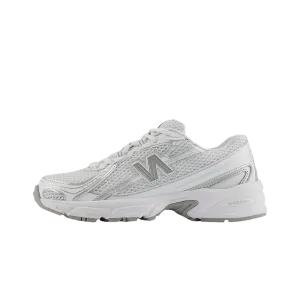740 Big Kid 'White Silver Metallic' New Balance shoe varieties