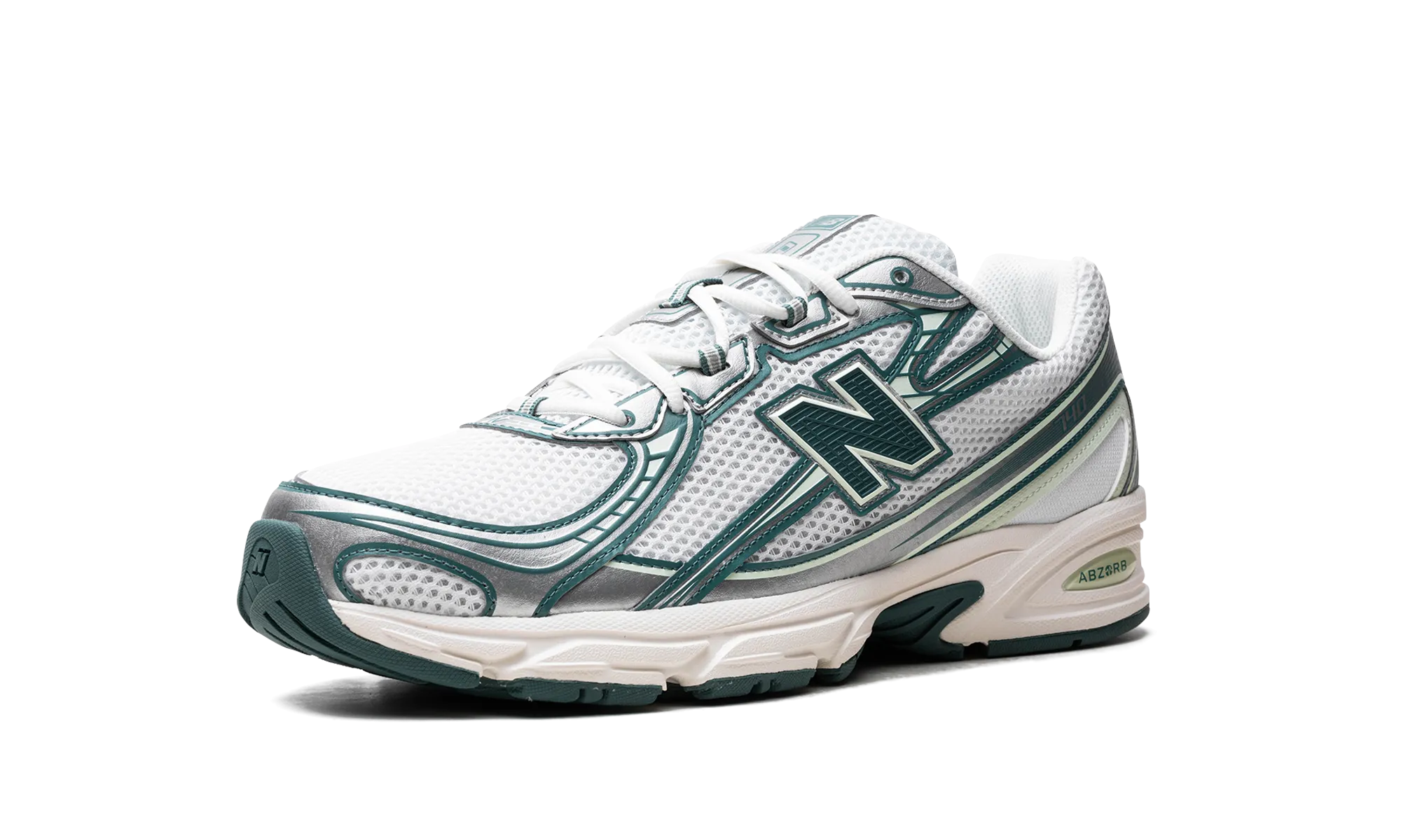 740 "White / Marsh Green" new balance mens comfort shoes