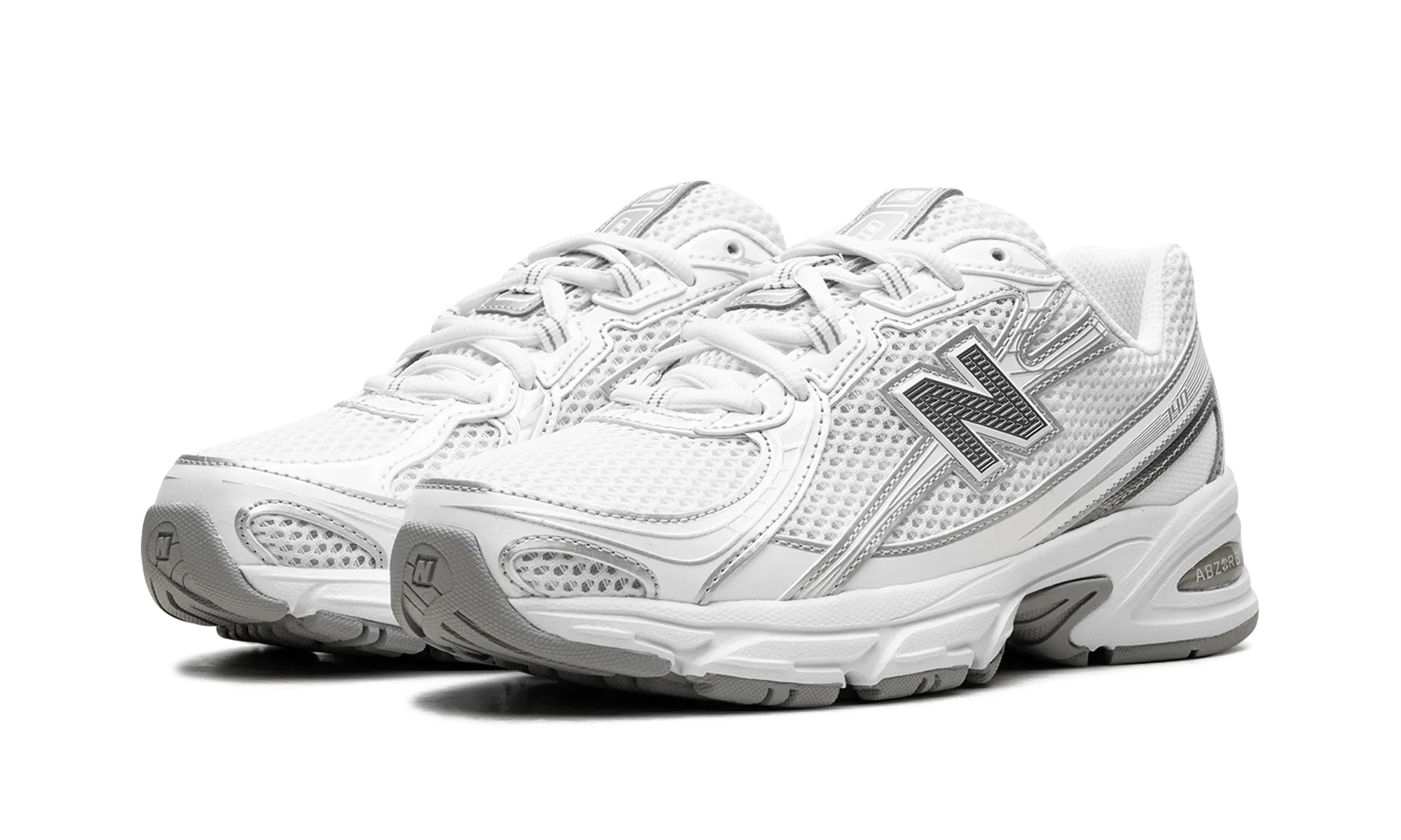 740 "White Silver" new balance mens comfort shoes