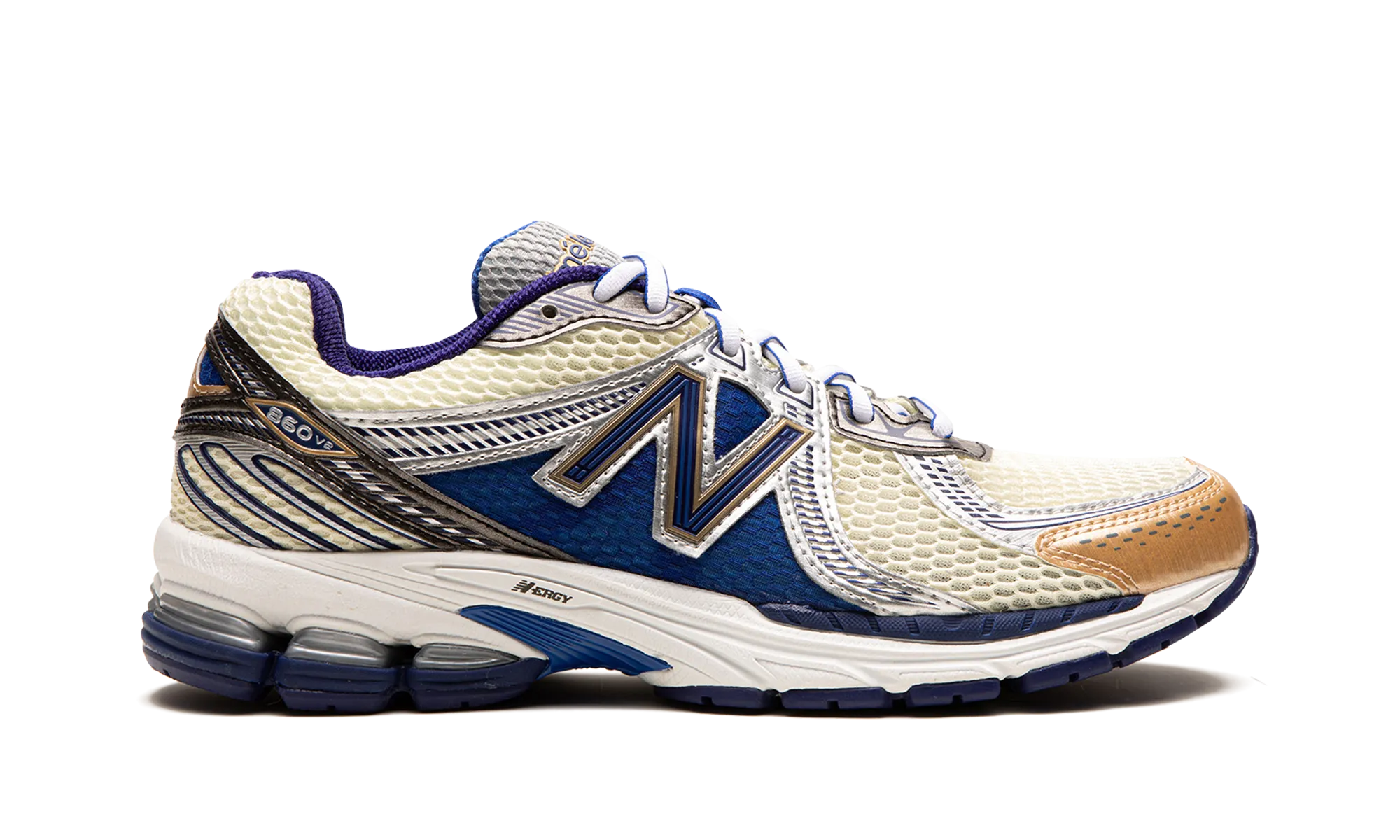 860v2 "Aim Leon Dore - Blue" new balance mesh athletic shoes