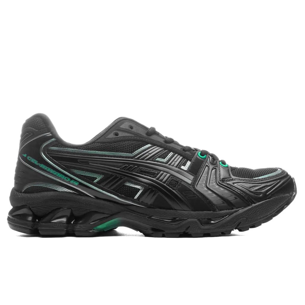 8ON8 x Asics Gel-Kayano 14 - Black/Black Asics running shoes with gel cushioning