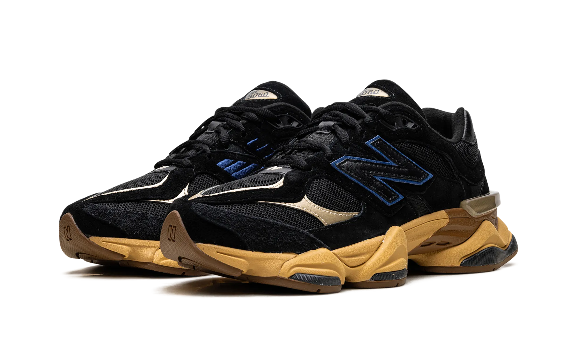 9060 "Black Royal Gum" new balance mens casual sneakers