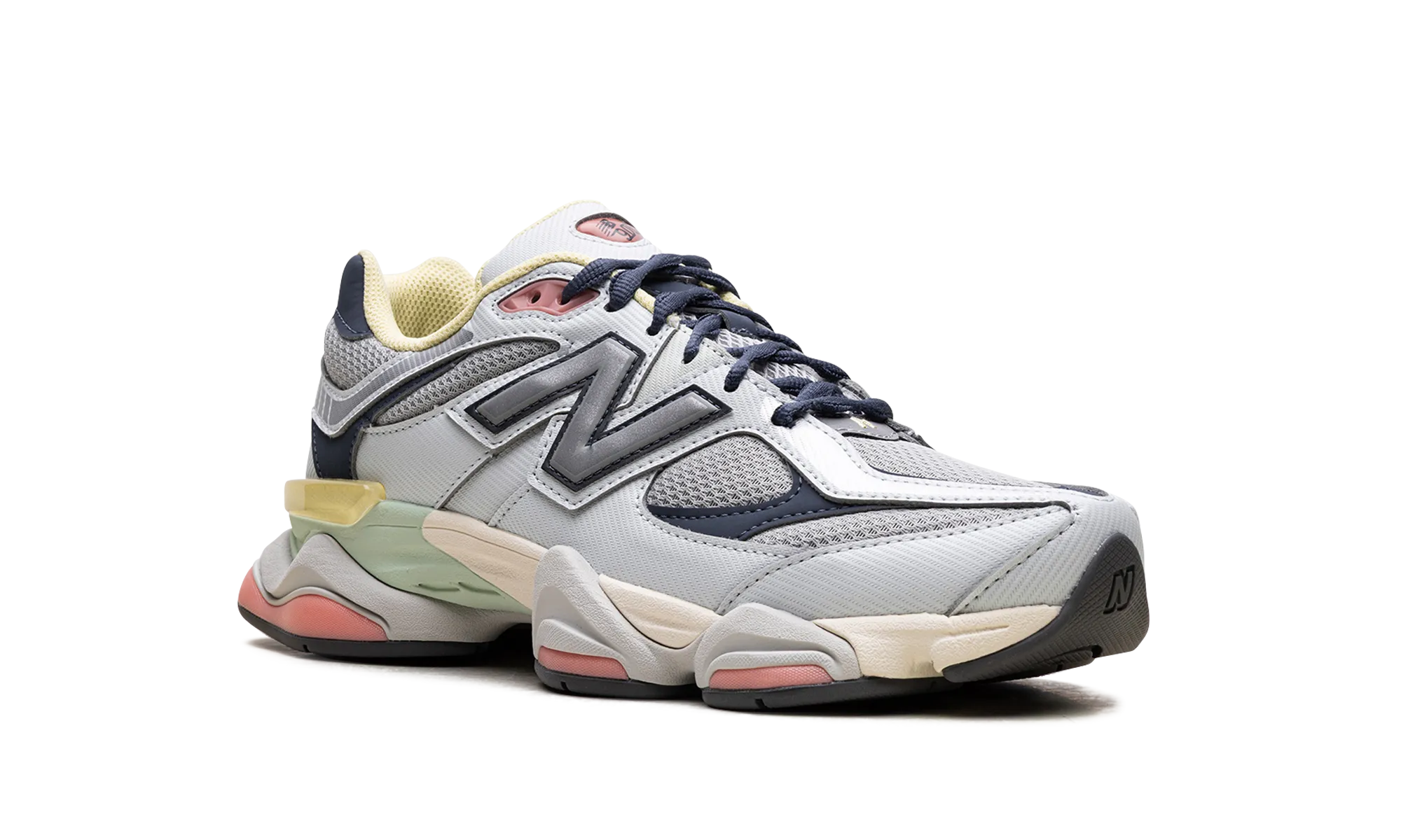 9060 "Grey Yellow Navy" new balance mens comfort shoes