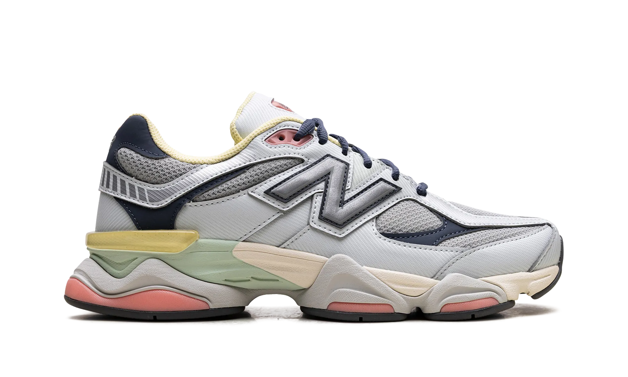 9060 "Grey Yellow Navy" new balance mens comfort shoes